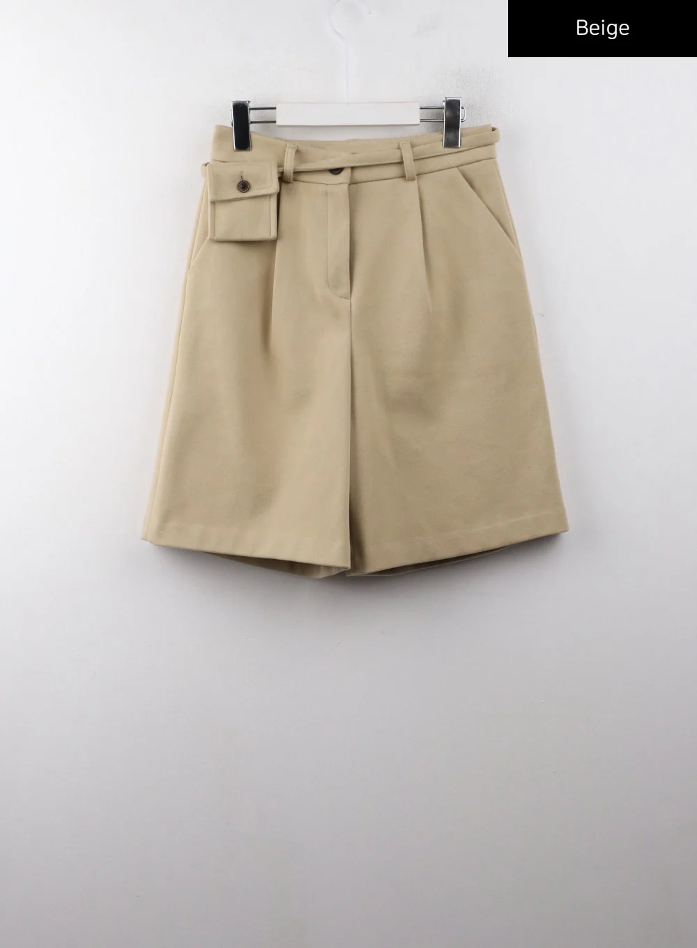 Pintuck Pocket Belt Shorts CJ404 - Image 8