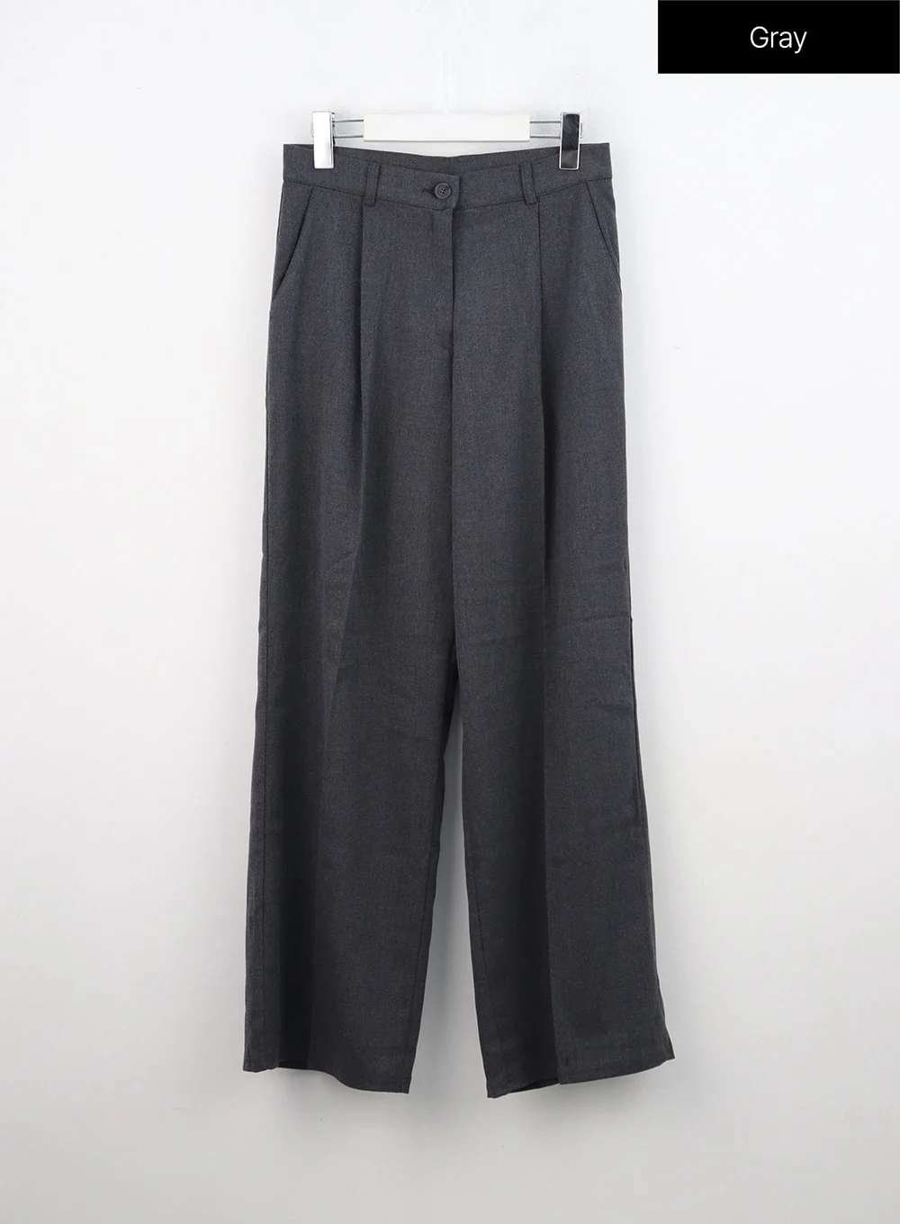 Pintuck Straight-Fit Tailored Pants ON309 - Image 10