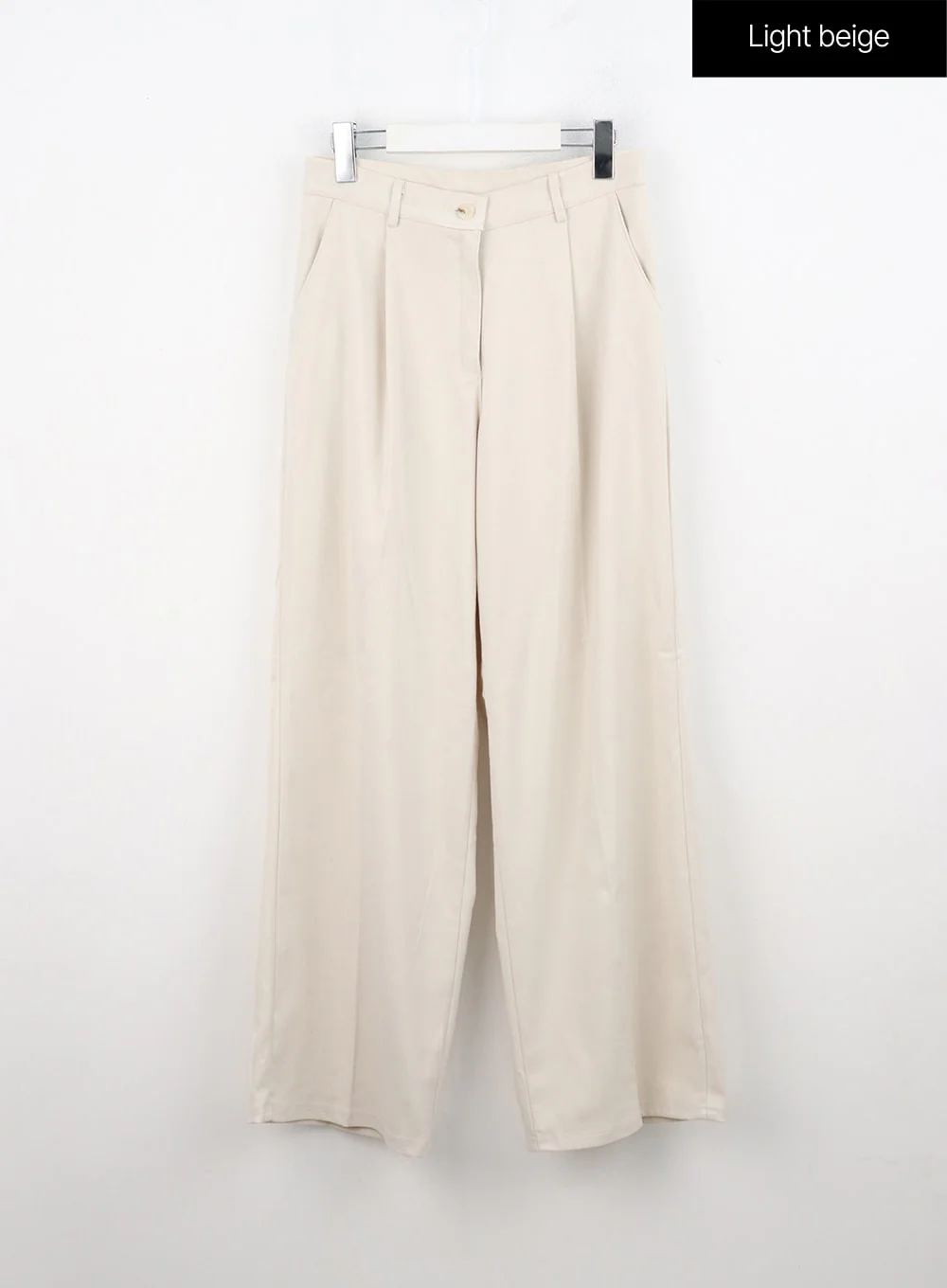 Pintuck Straight-Fit Tailored Pants ON309 - Image 11