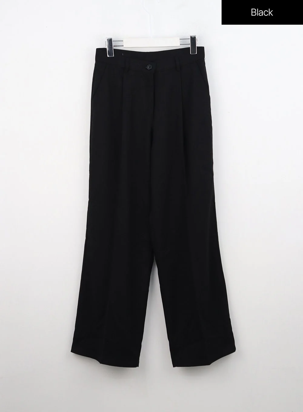 Pintuck Straight-Fit Tailored Pants ON309 - Image 8