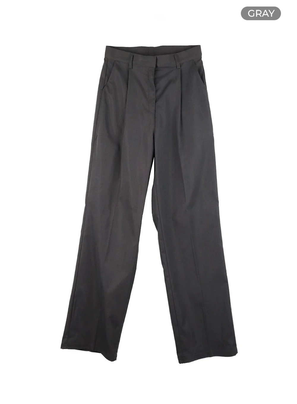 Pintuck Straight Fit Trousers OA419 - Image 6