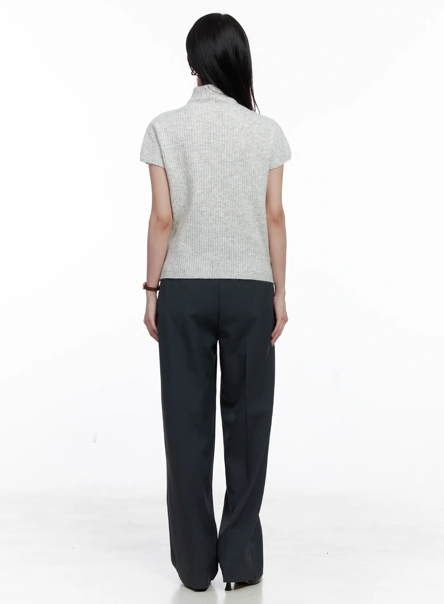 Pintuck Tailored Trousers CS523 - Image 4