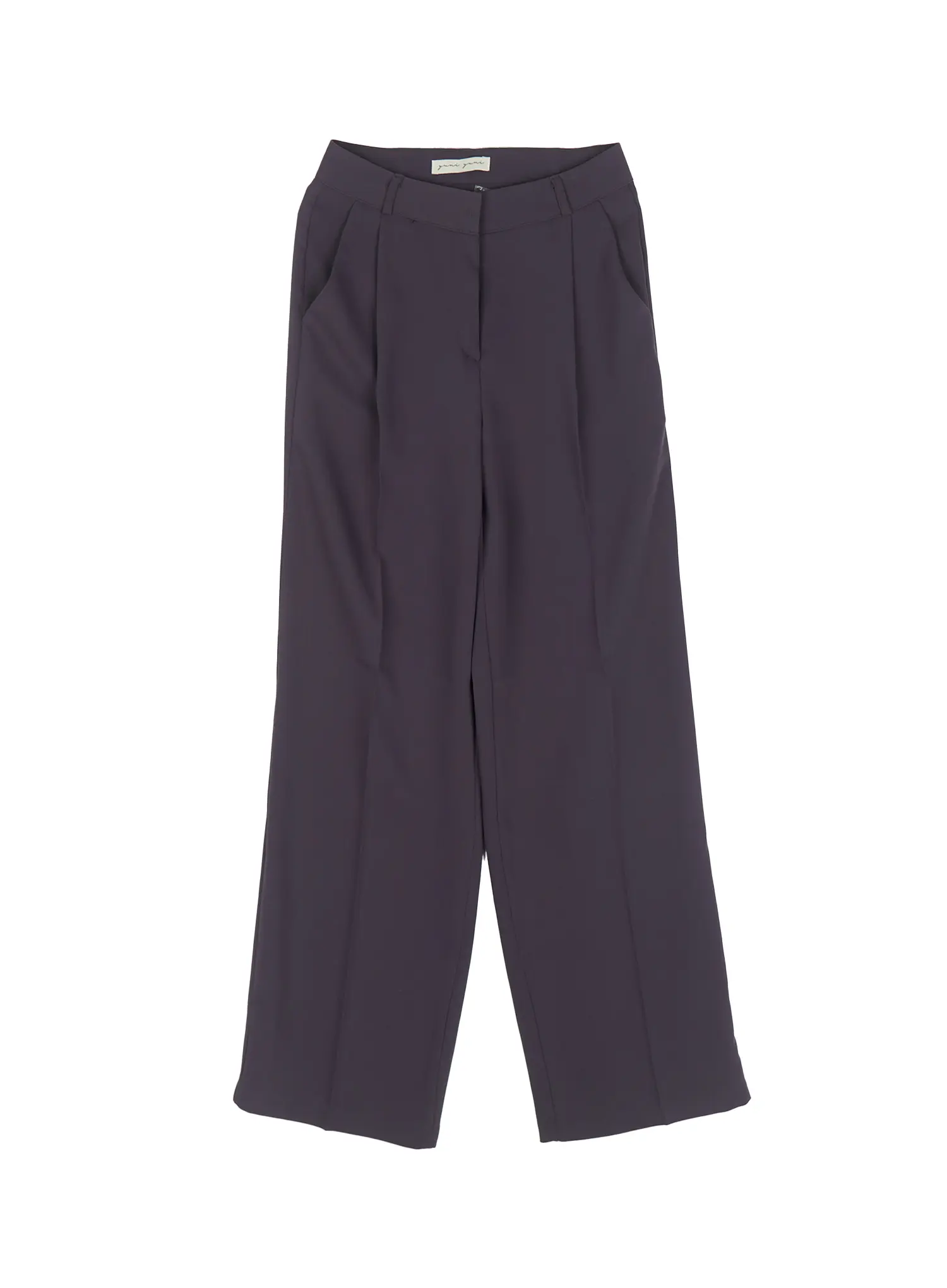 Pintuck Wide-Fit Pants CU513 - Image 11
