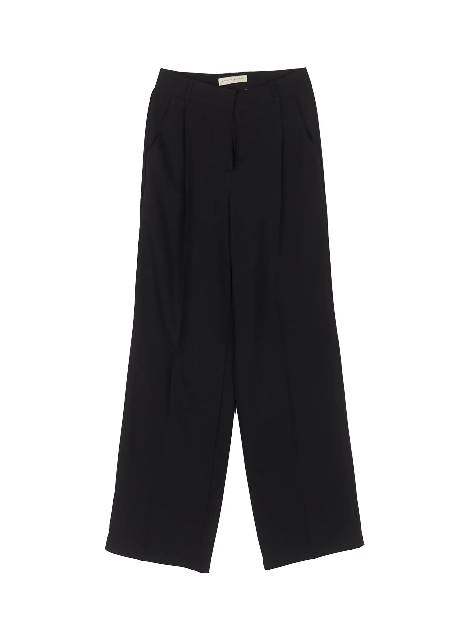 Pintuck Wide-Fit Pants CU513 - Image 12