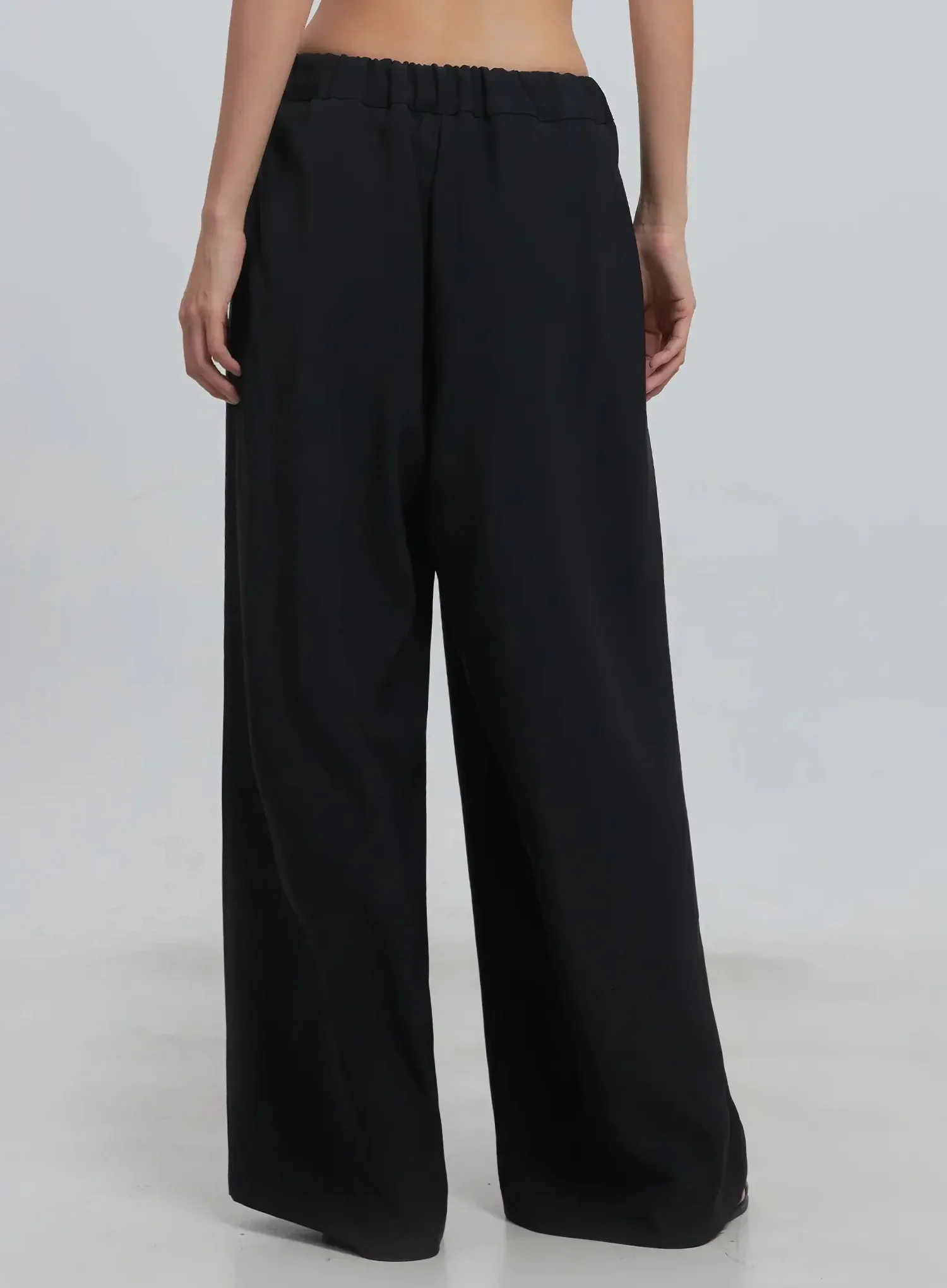Pintuck Wide-Leg Pants IU512 - Image 12