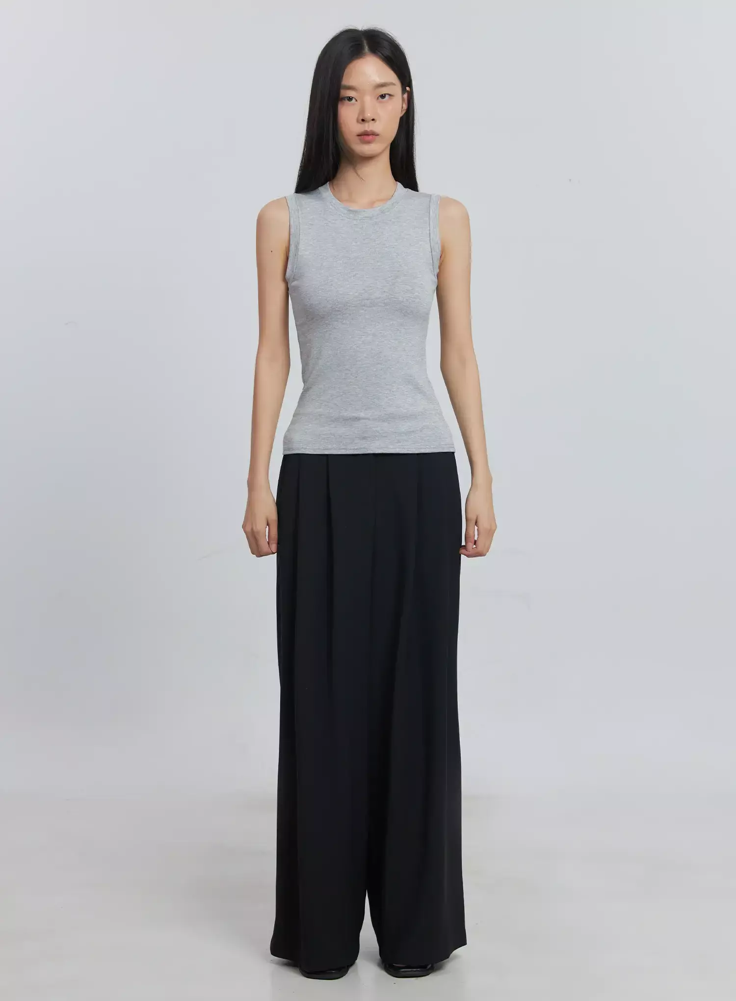 Pintuck Wide-Leg Pants IU512 - Image 20