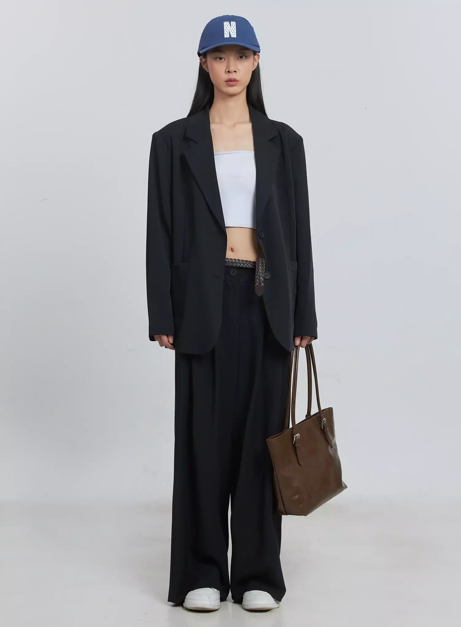 Pintuck Wide-Leg Pants IU512 - Image 30