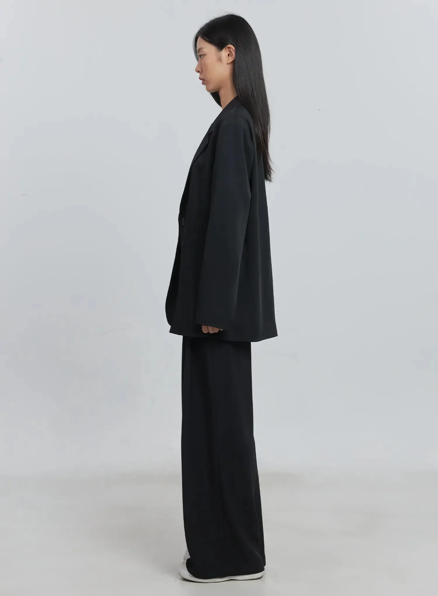 Pintuck Wide-Leg Pants IU512 - Image 8