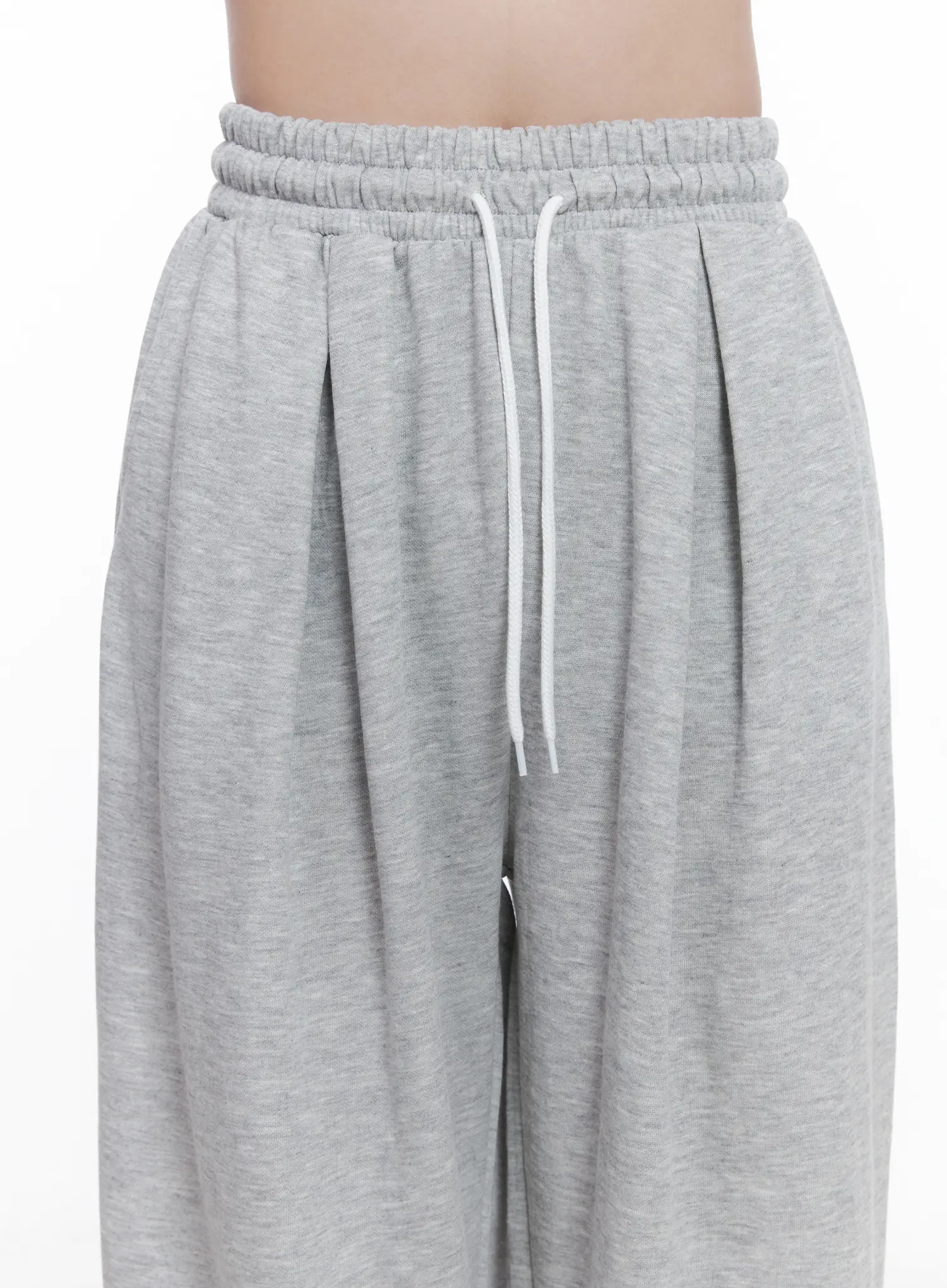 Pintuck Wide-Leg Sweatpants CS519 - Image 3