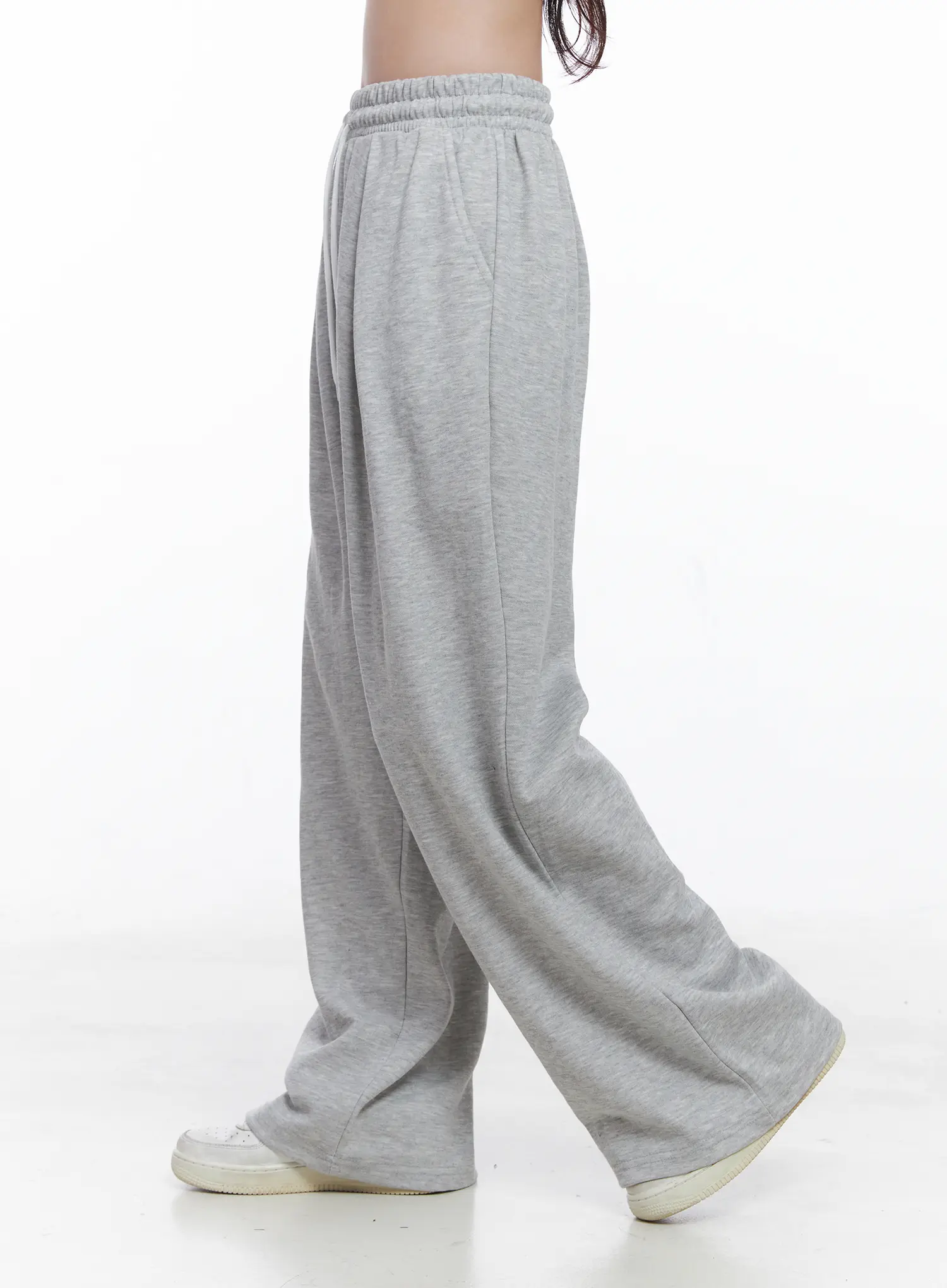 Pintuck Wide-Leg Sweatpants CS519 - Image 4