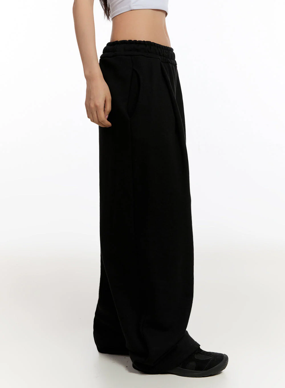 Pintuck Wide-Leg Sweatpants IU509 - Image 11