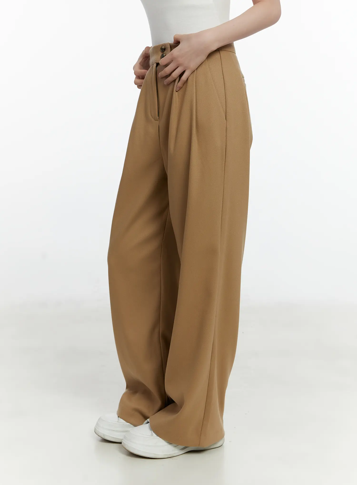 Pintuck Wide-Leg Trousers F502 - Image 4