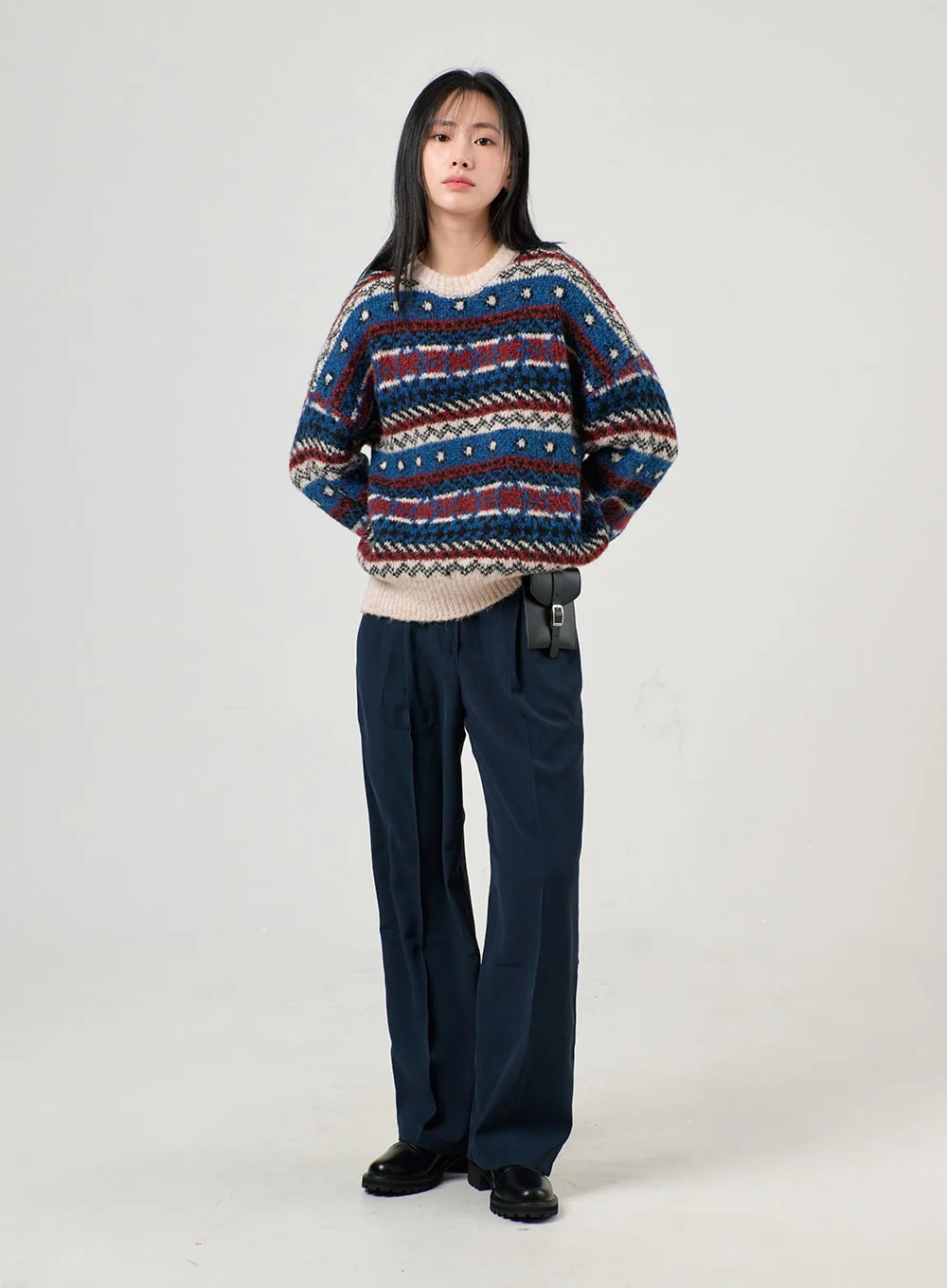 Pintuck Wide Pants OF405 - Image 7