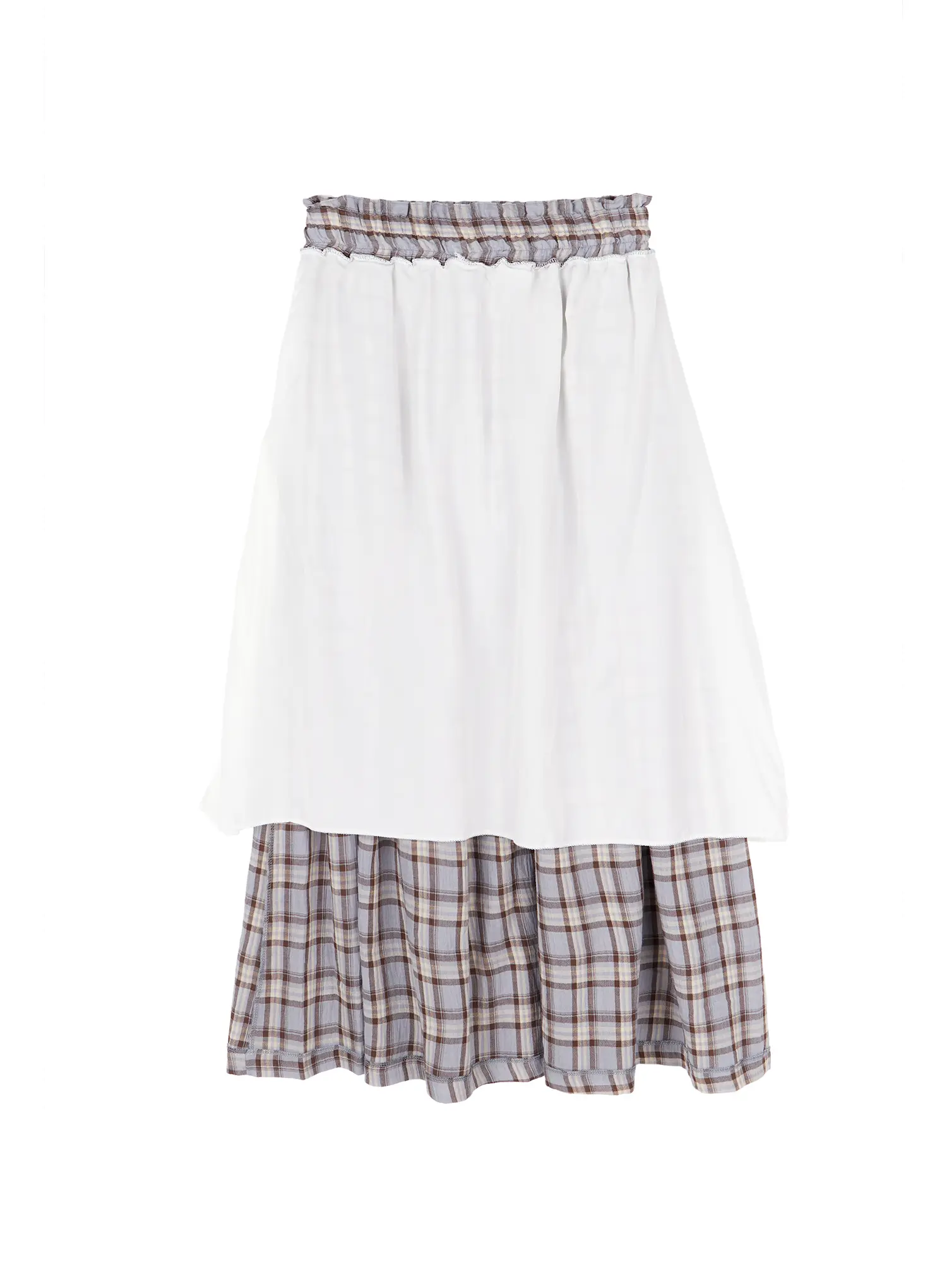 Plaid Flare Maxi Skirt CY519 - Image 13