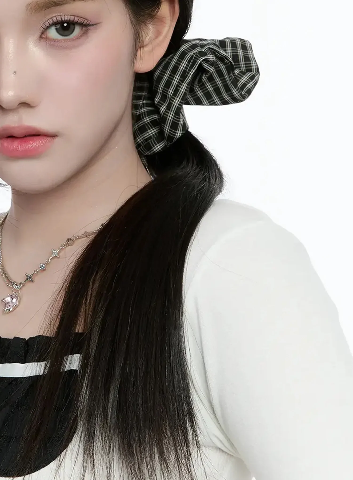 Plaid Pattern Scrunchie IO527 - Image 5