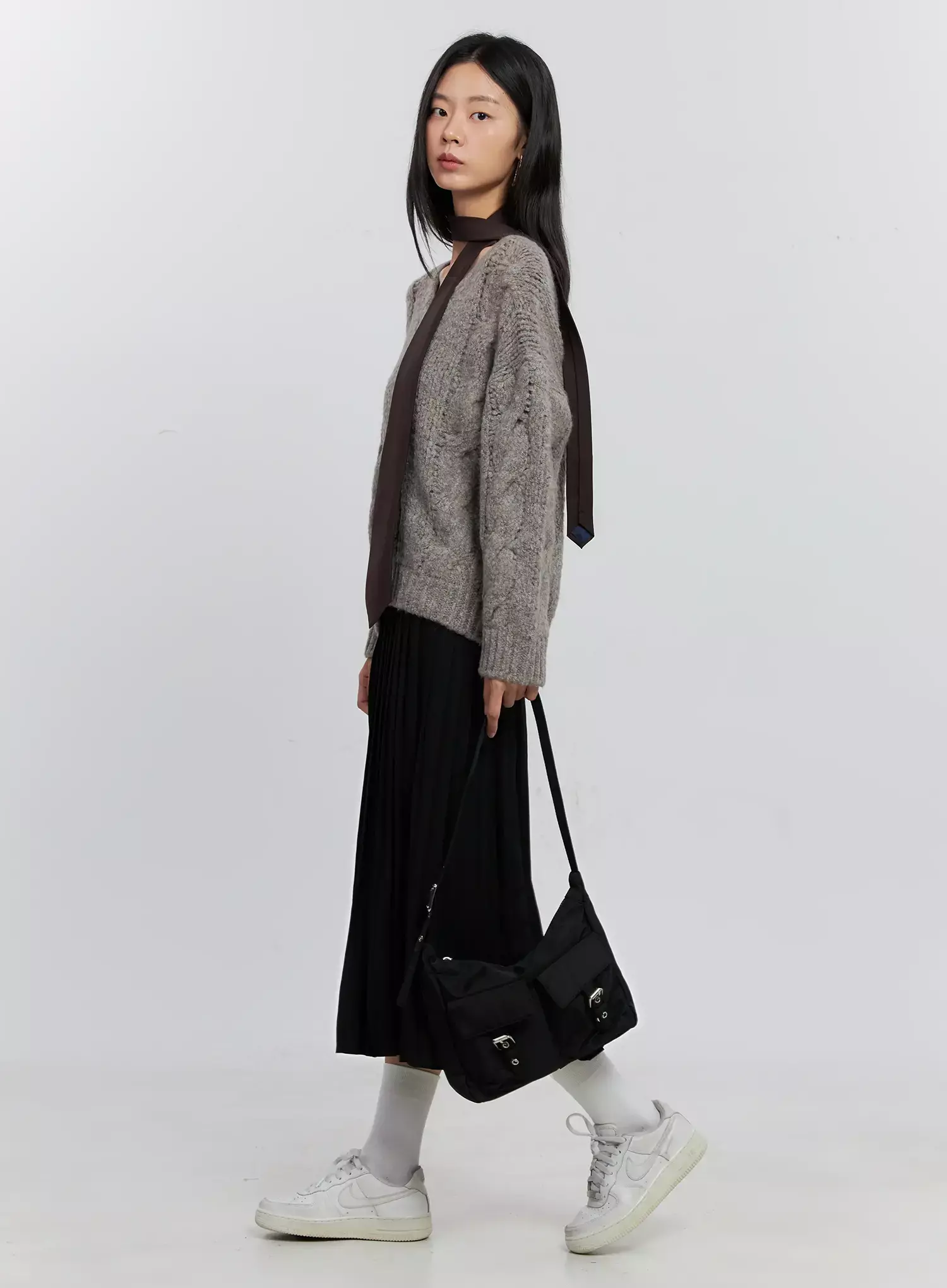 Pleated Maxi Skirt IS516 - Image 3