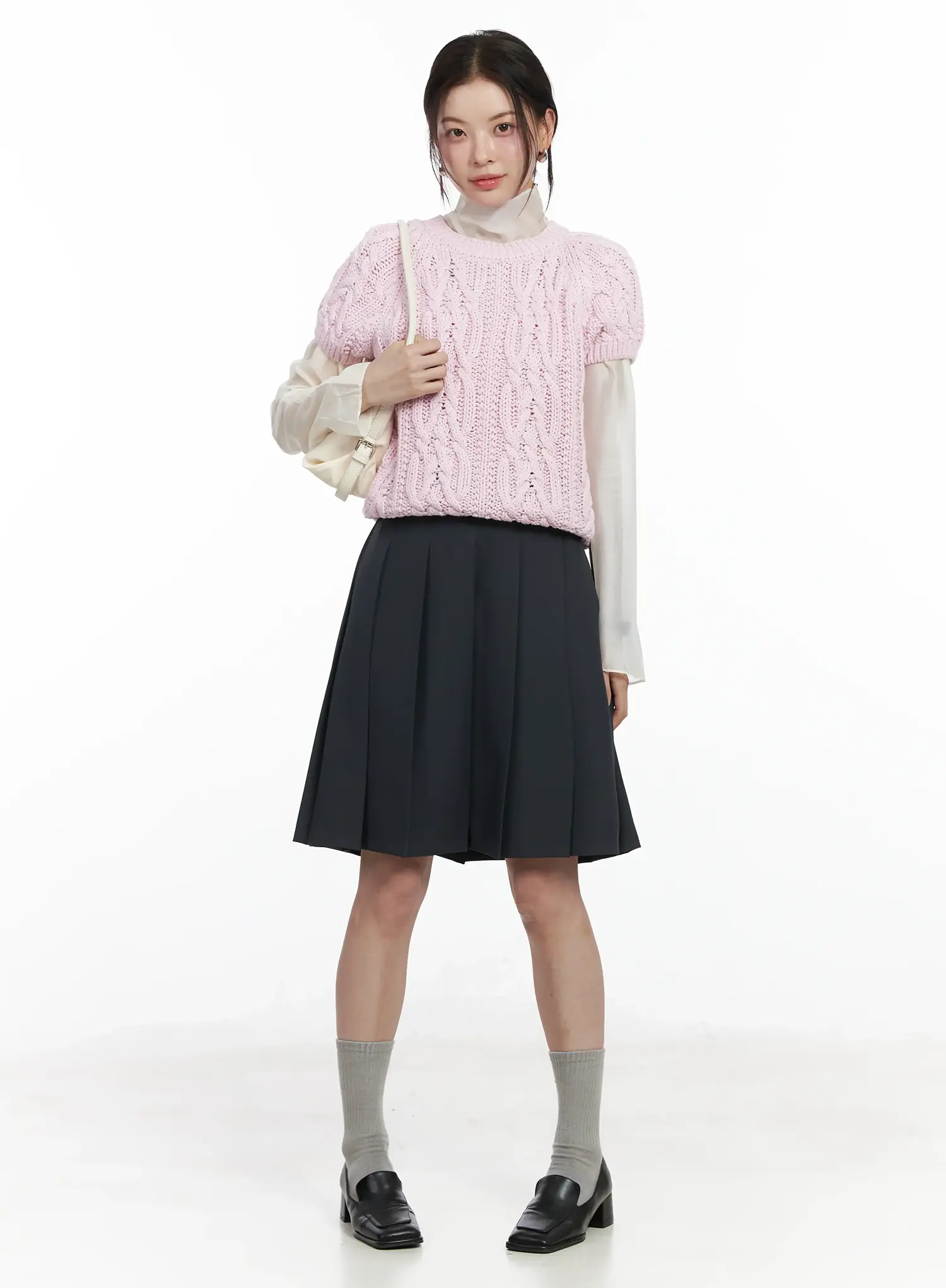 Pleated Midi Tennis Skirt IF524 - Image 8