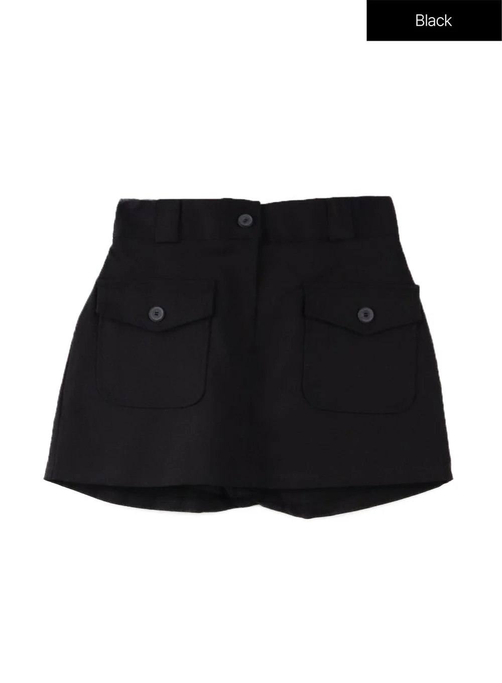 Pocket Cotton Mini Skirt IF408 - Image 12