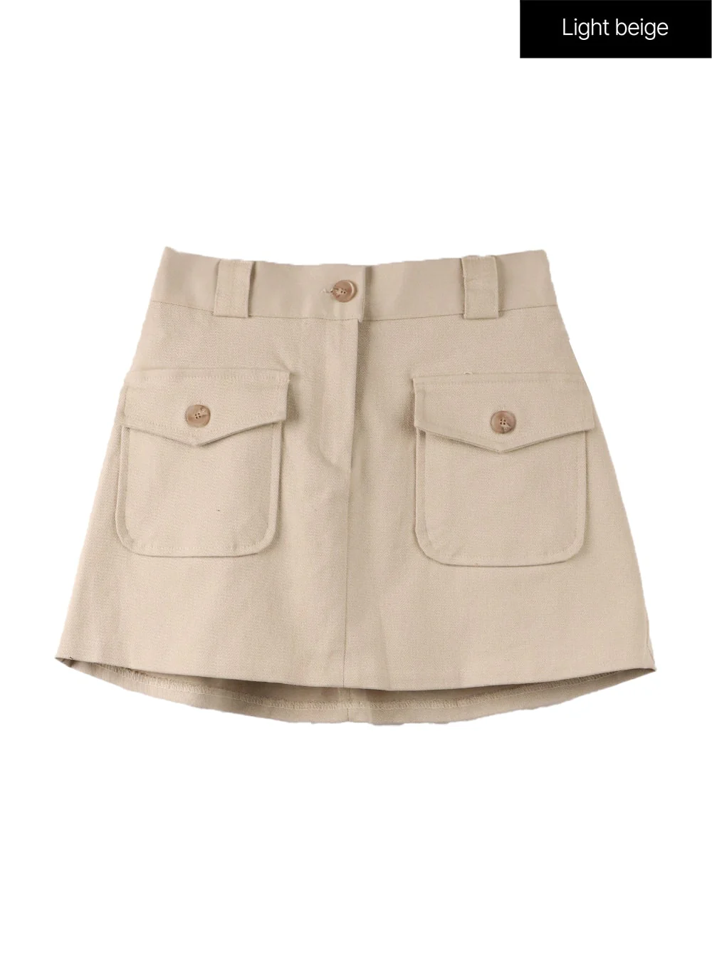 Pocket Cotton Mini Skirt IF408 - Image 9