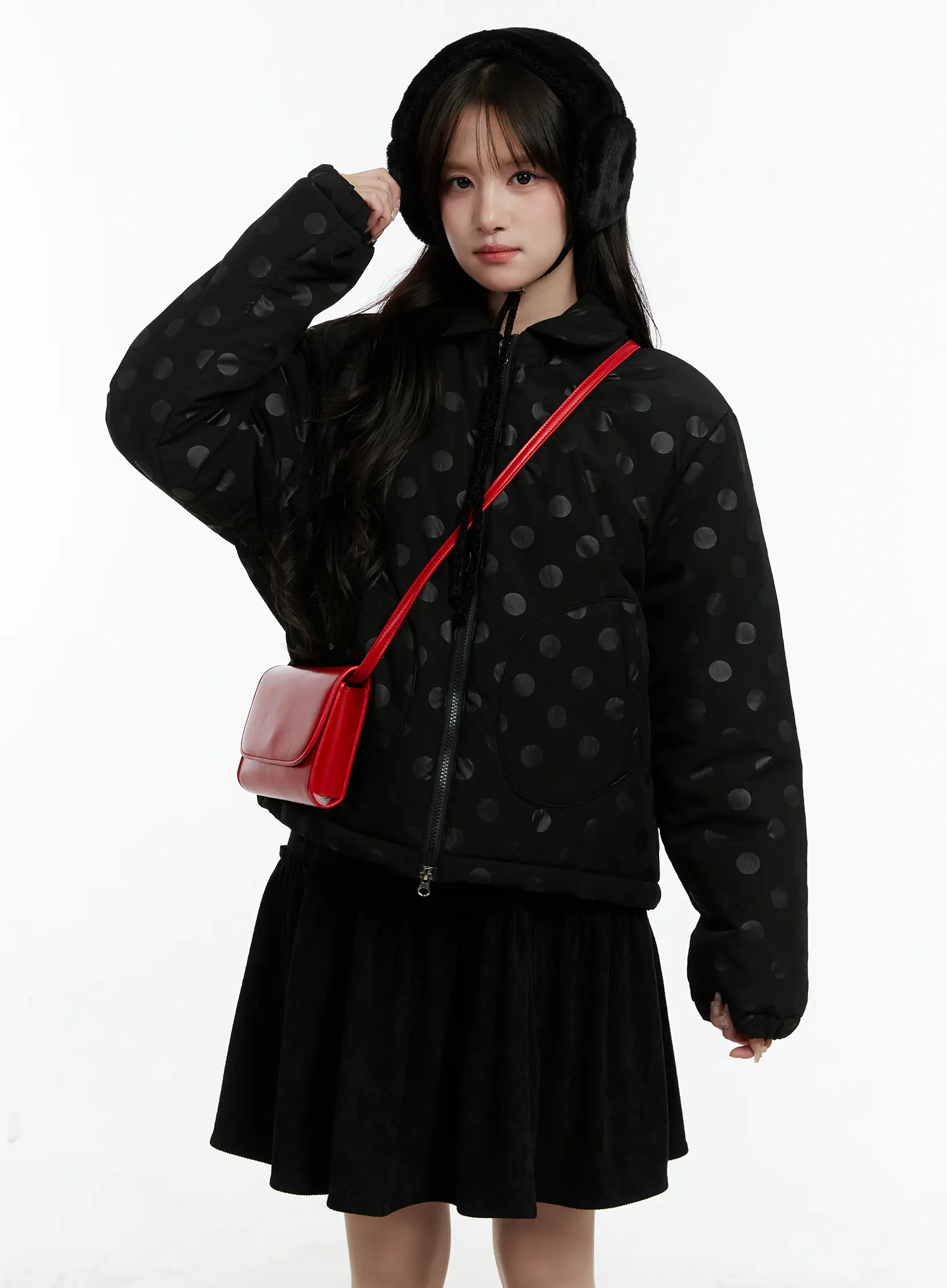 Polka Dot Bomber Jacket CD514