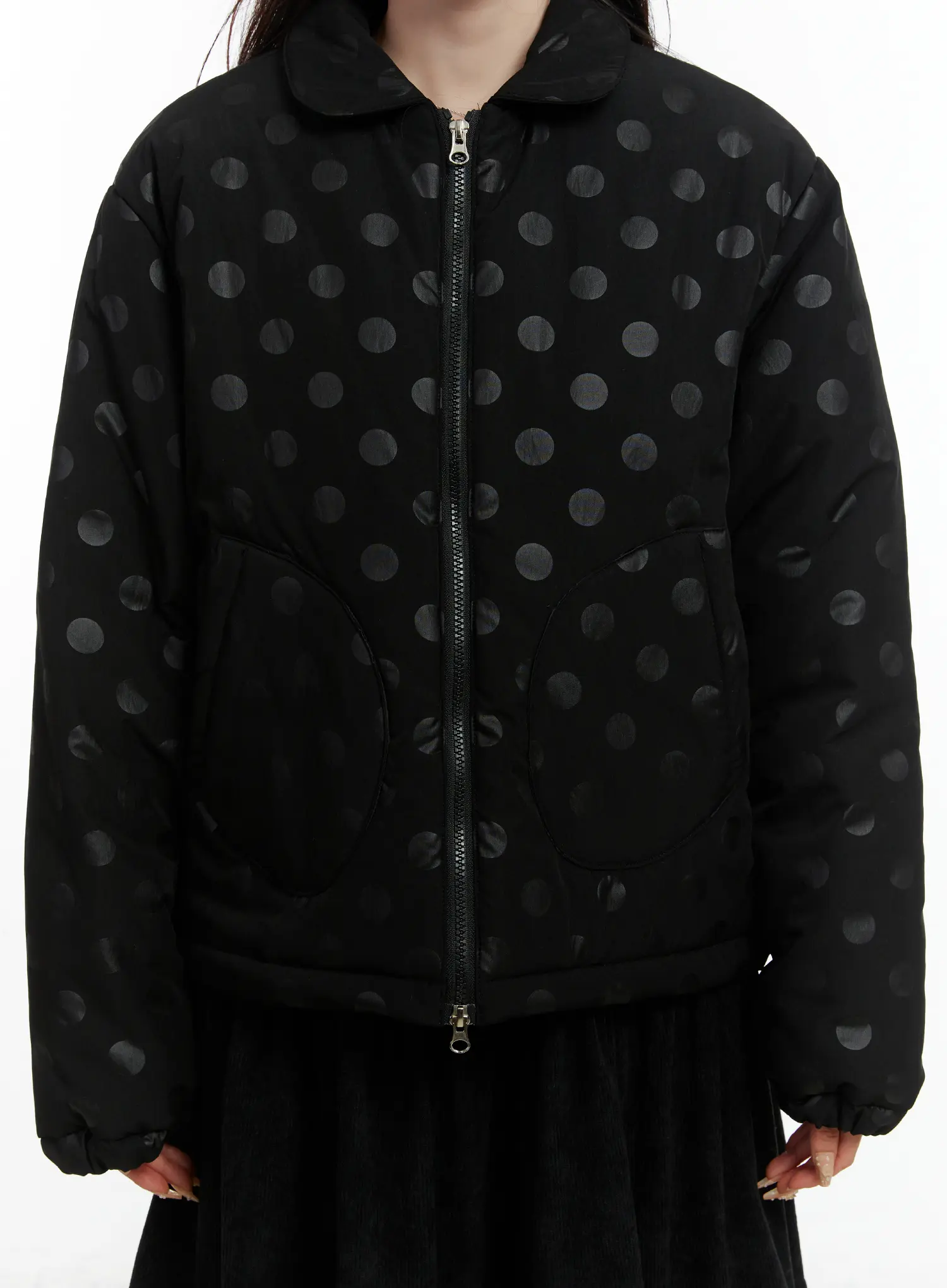 Polka Dot Bomber Jacket CD514 - Image 5