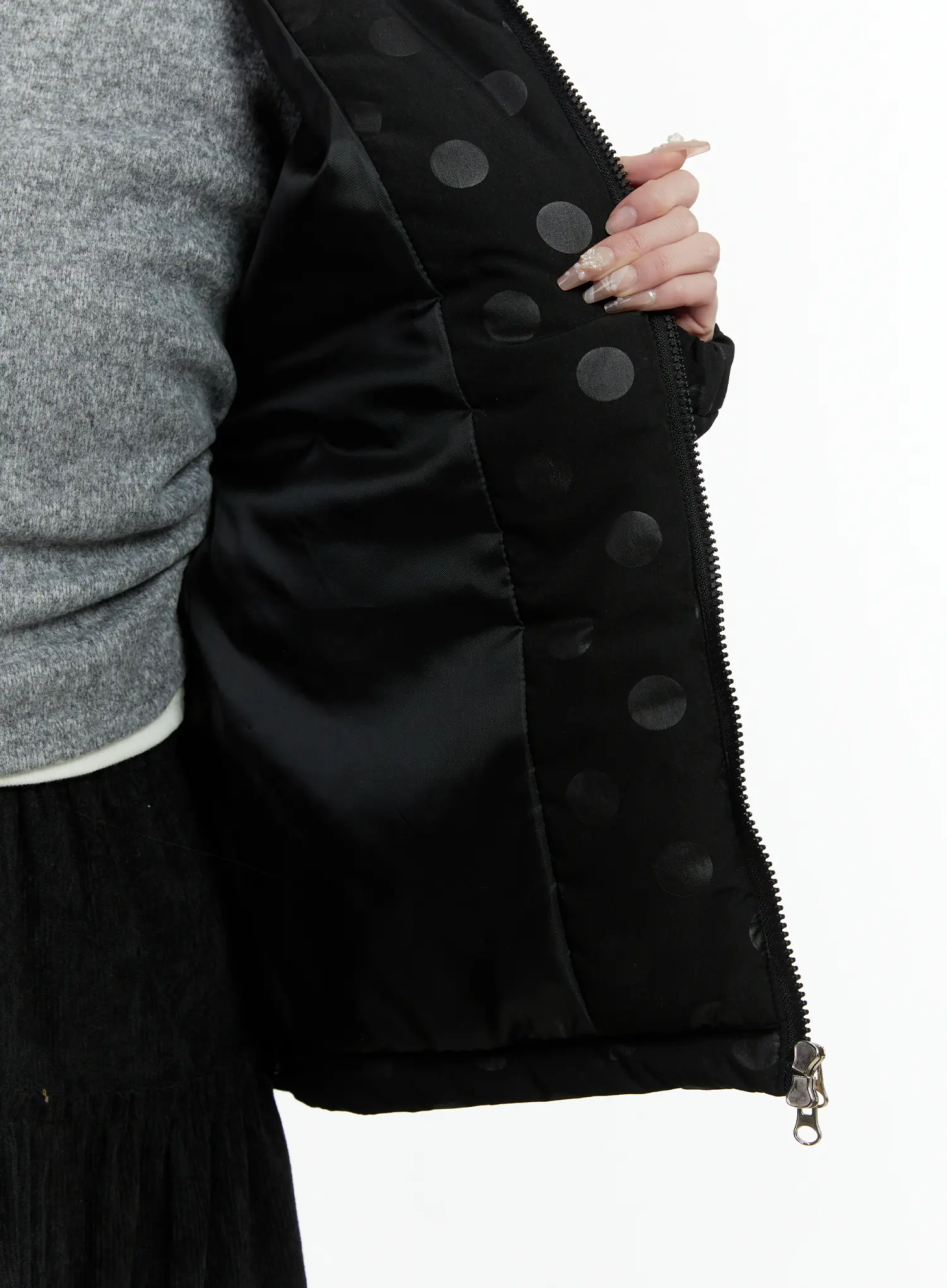 Polka Dot Bomber Jacket CD514 - Image 6
