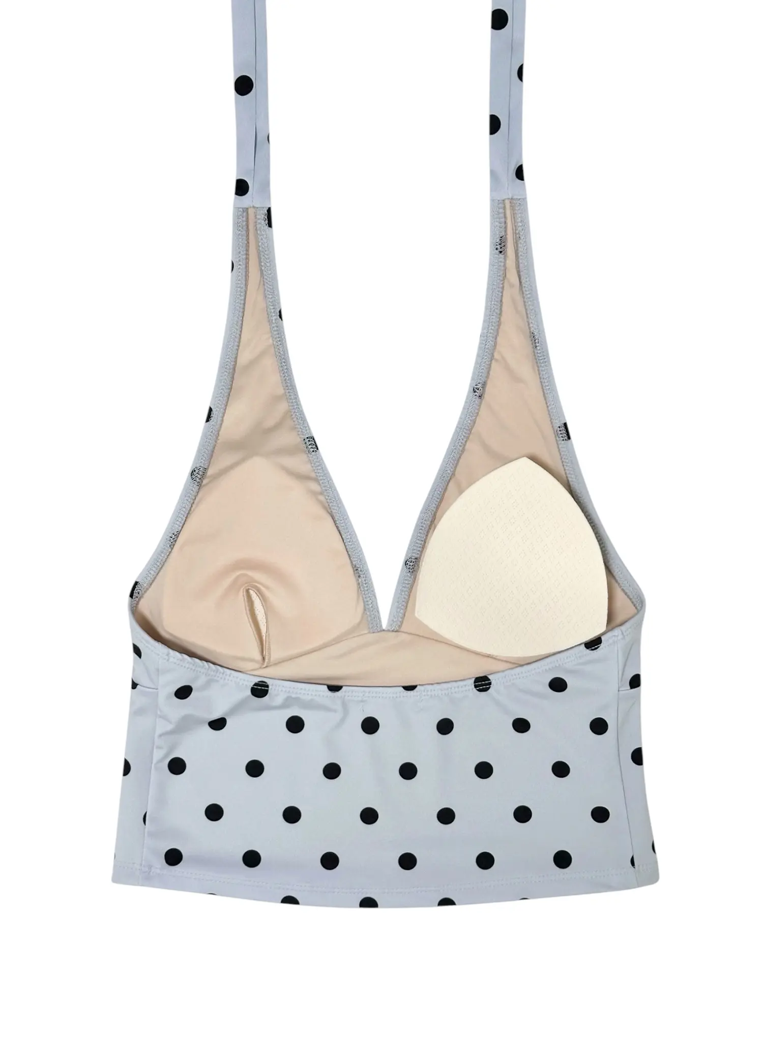 Polka Dot Halter Neck Tankini Set IY514 - Image 13