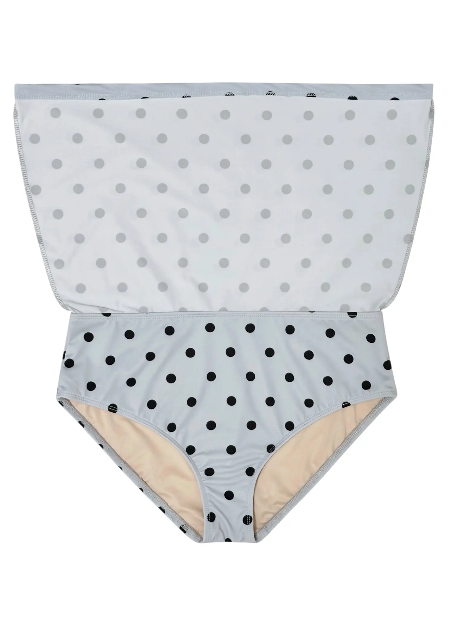 Polka Dot Halter Neck Tankini Set IY514 - Image 14