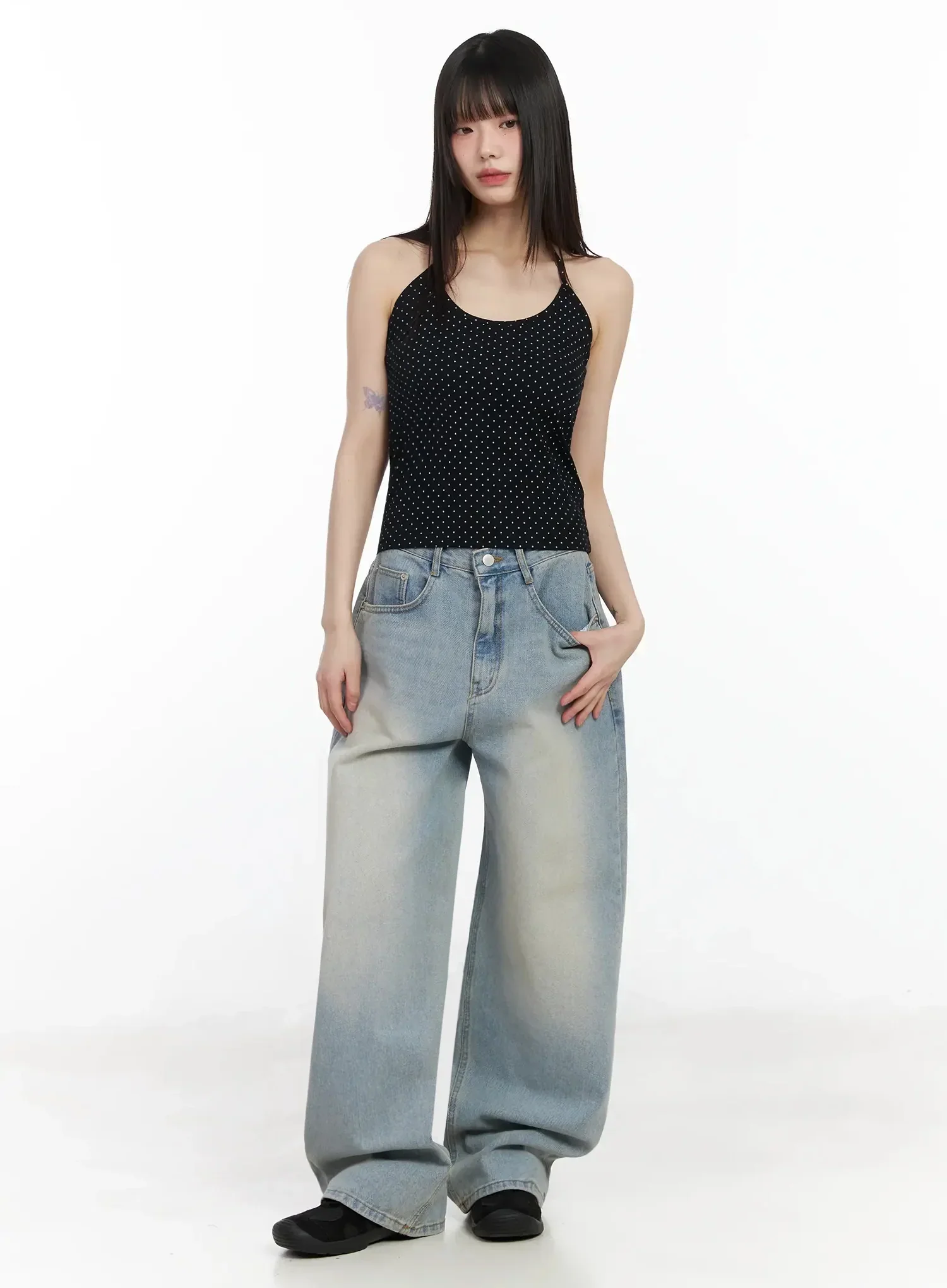 Polka Dot Halter Neck Top IM523 - Image 10