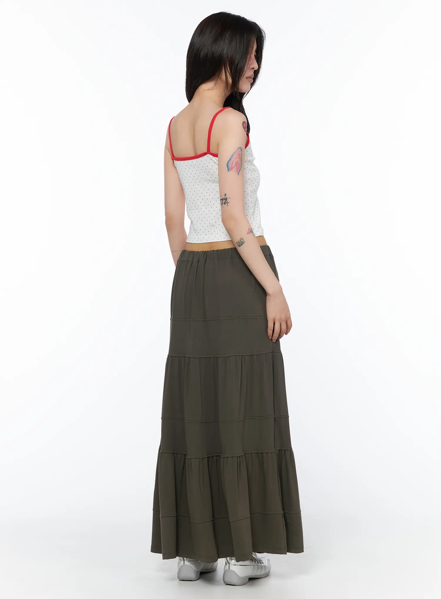 Polka Dot Strappy Cami Top CA524 - Image 5