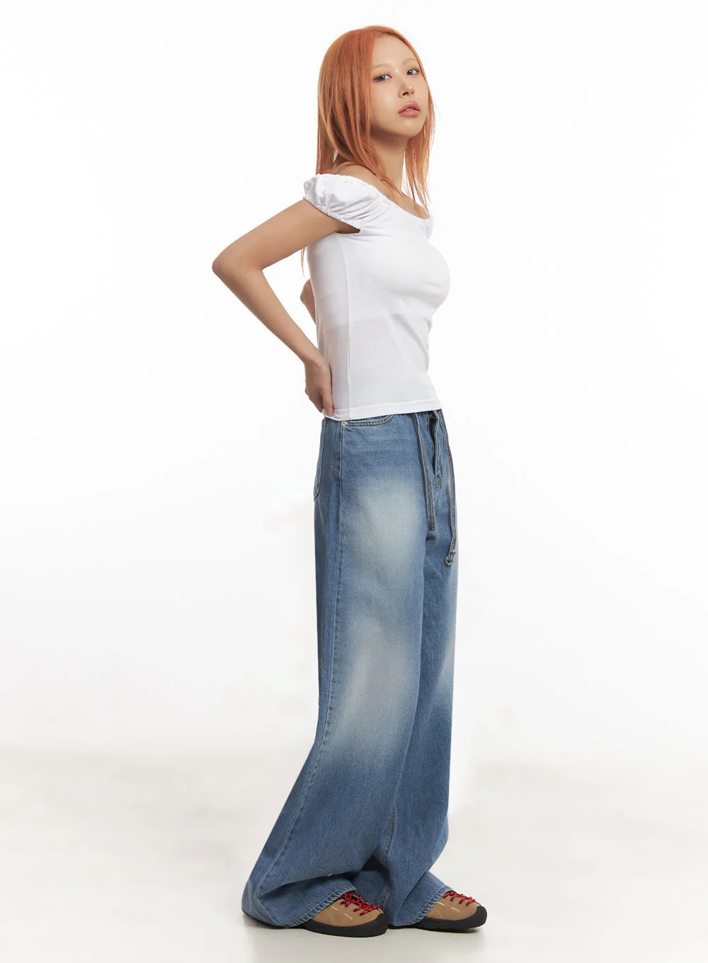 Puff Sleeve Off-Shoulder Top IA515 - Image 12