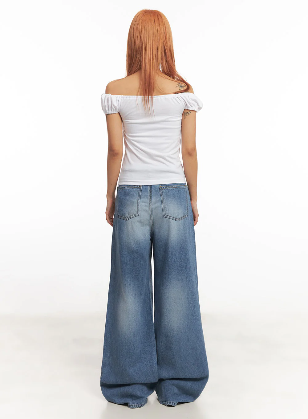 Puff Sleeve Off-Shoulder Top IA515 - Image 13