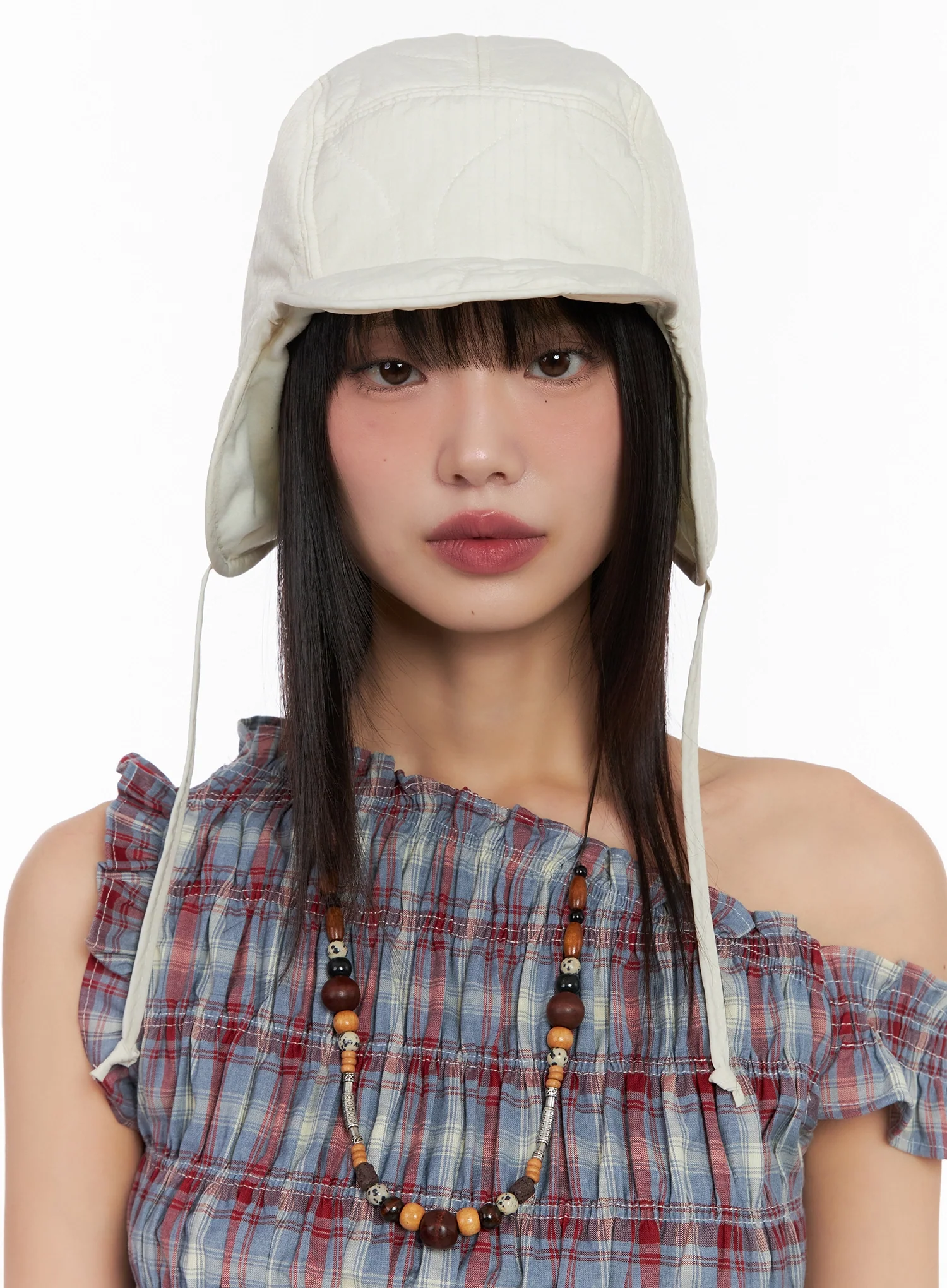 Quilted Ear Flap Hat IN503 - Image 6