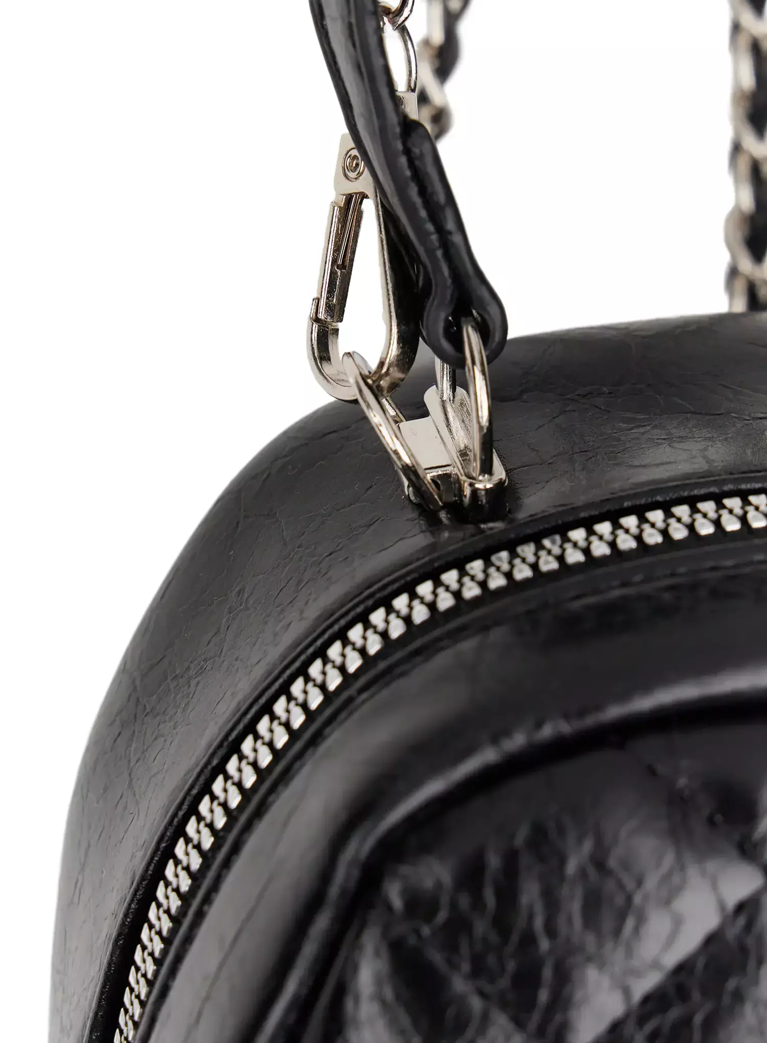 Quilted Mini Chain Backpack IM502 - Image 10