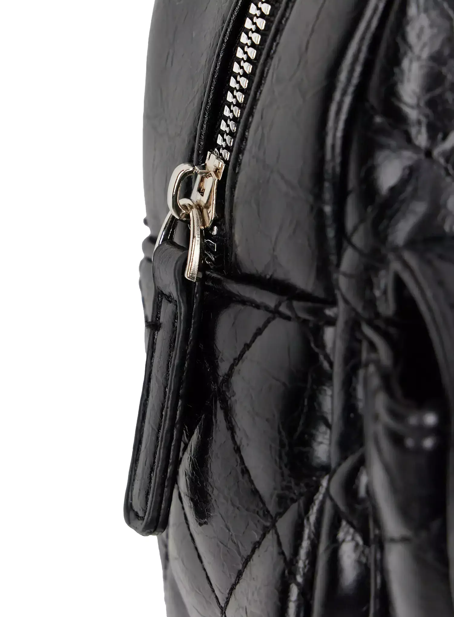 Quilted Mini Chain Backpack IM502 - Image 12