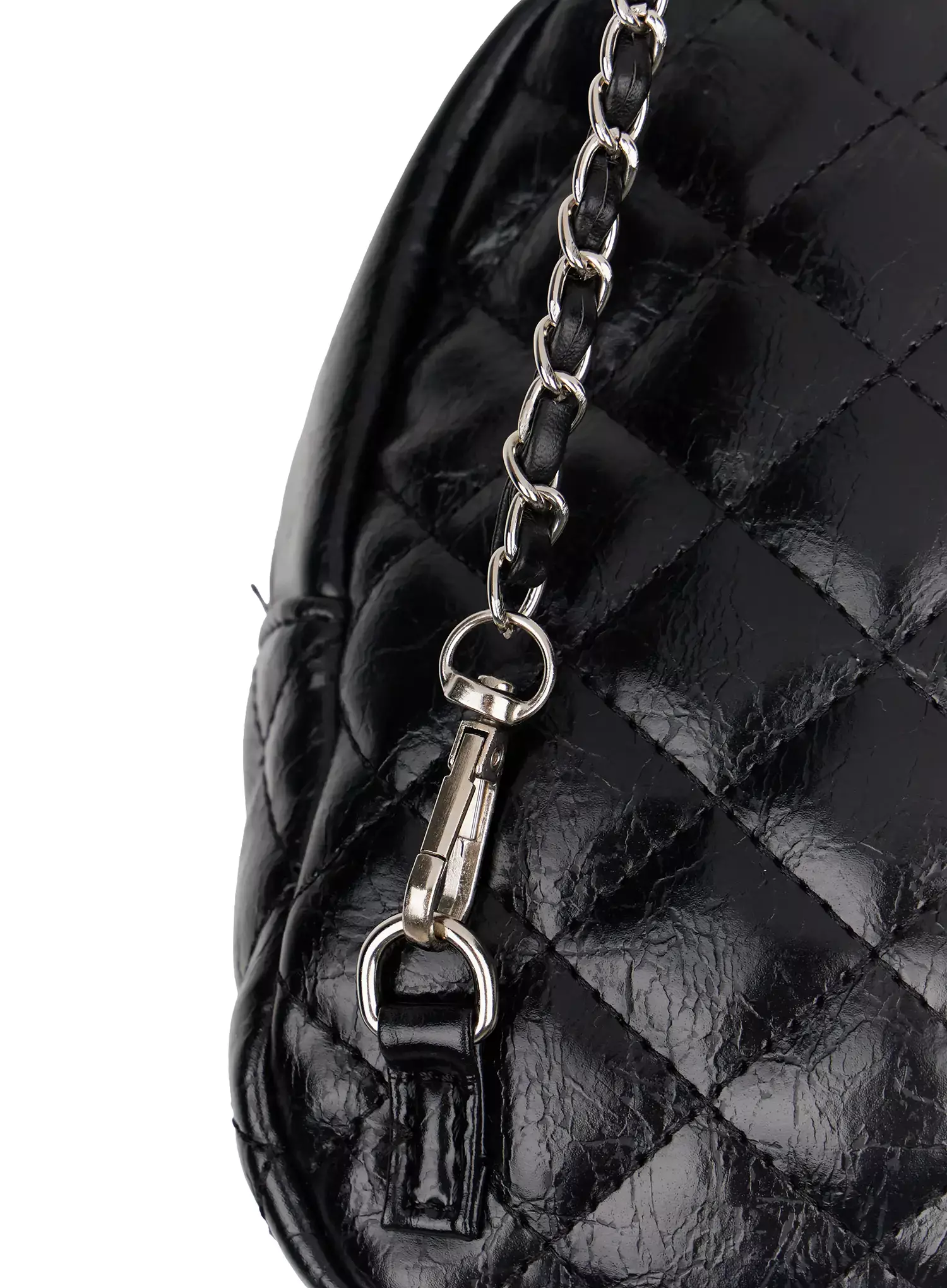 Quilted Mini Chain Backpack IM502 - Image 13