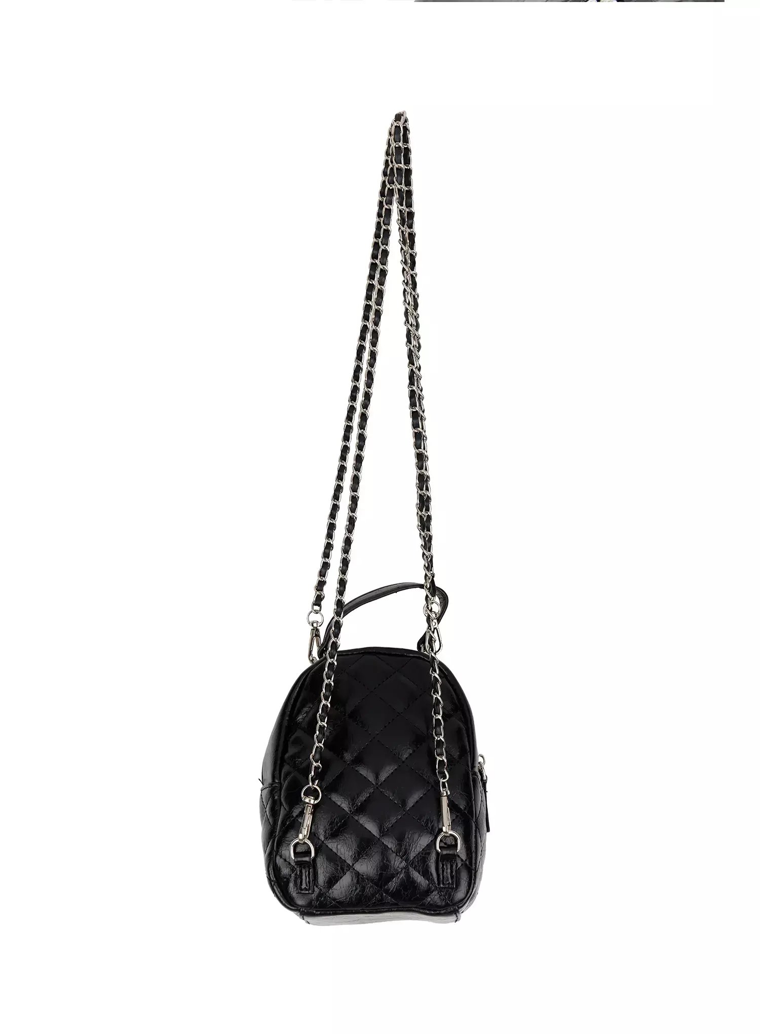 Quilted Mini Chain Backpack IM502 - Image 14