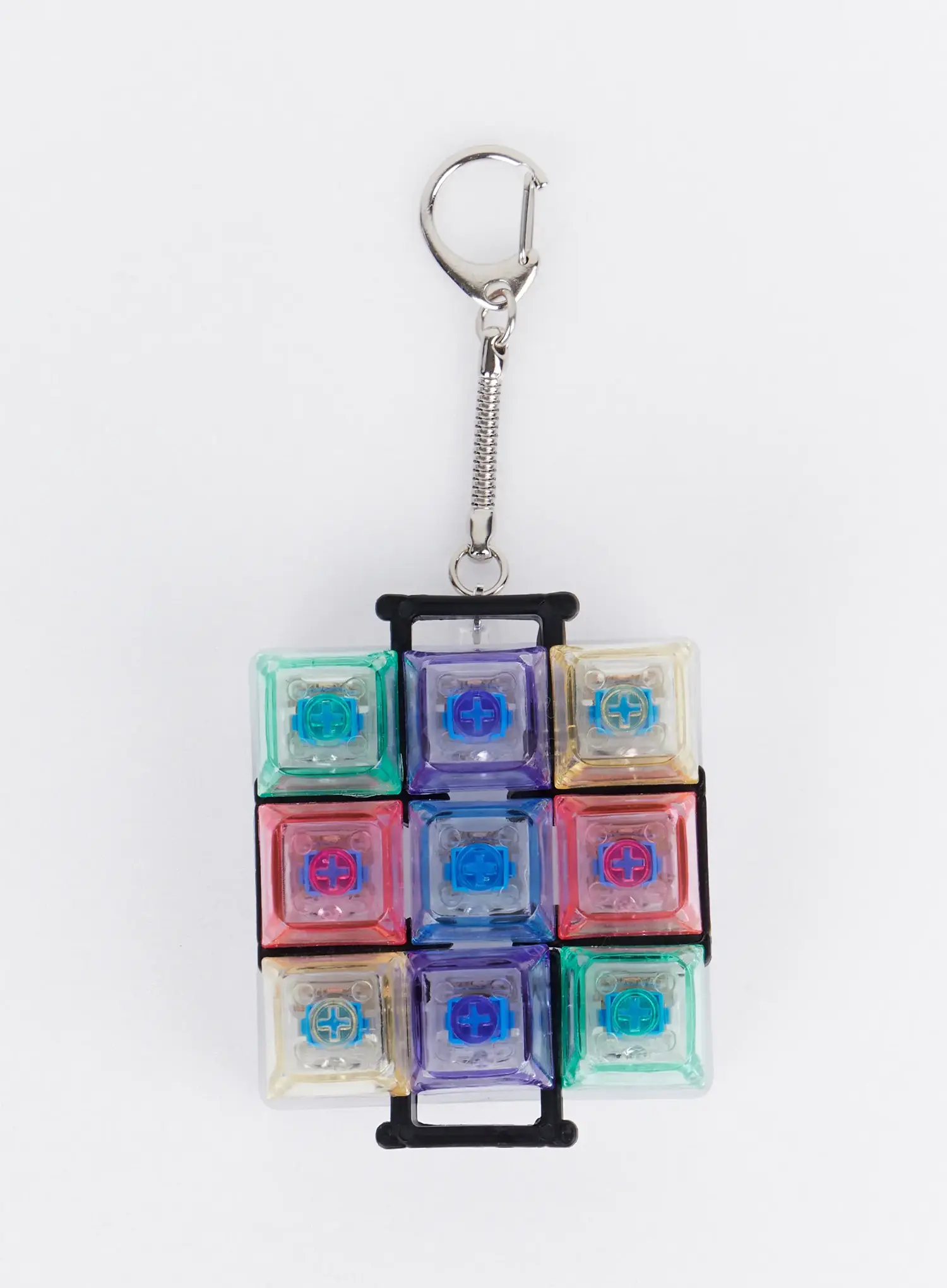 Rainbow Cube Keycap Keychain IA524 - Image 5