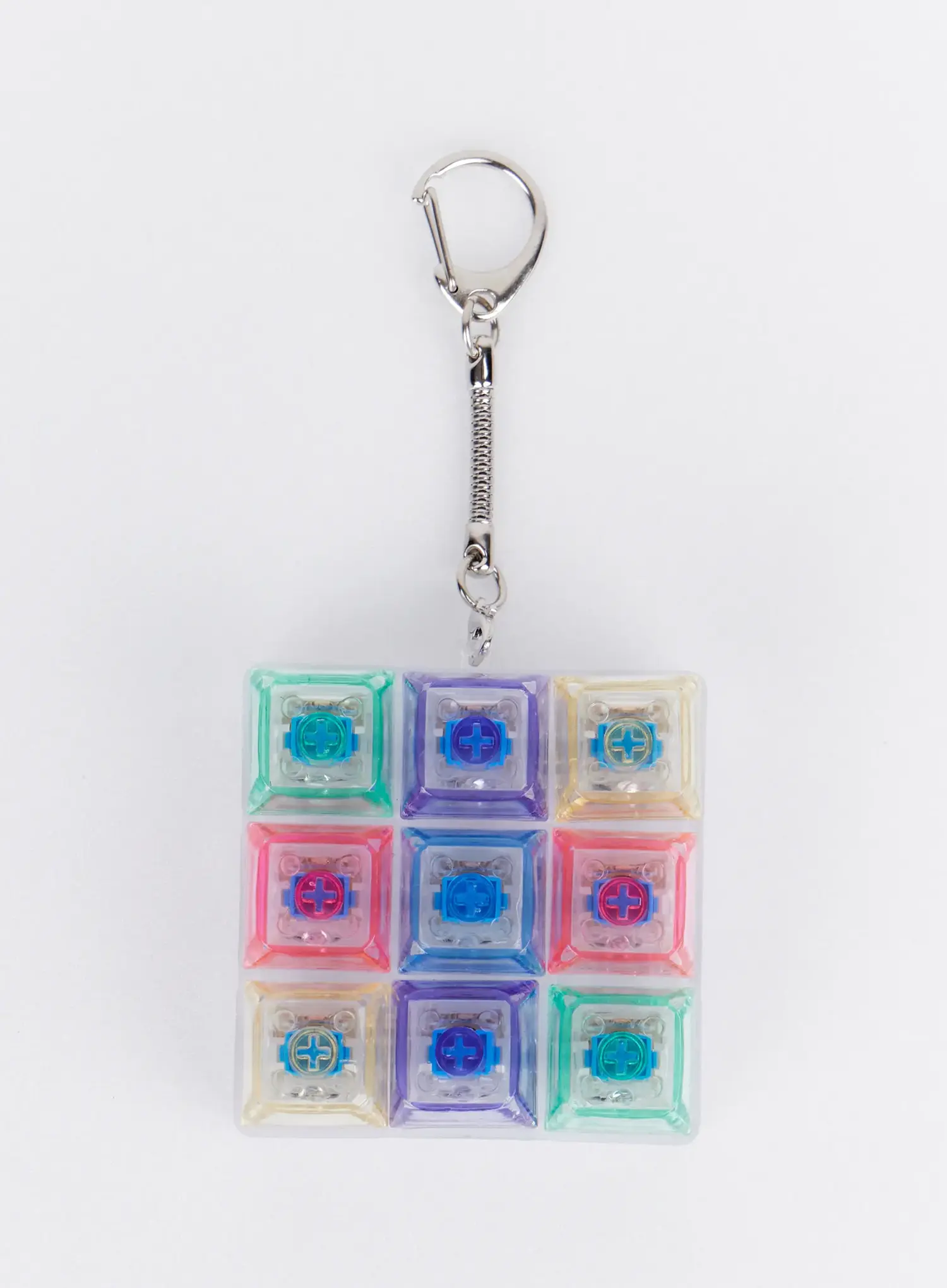 Rainbow Cube Keycap Keychain IA524 - Image 7