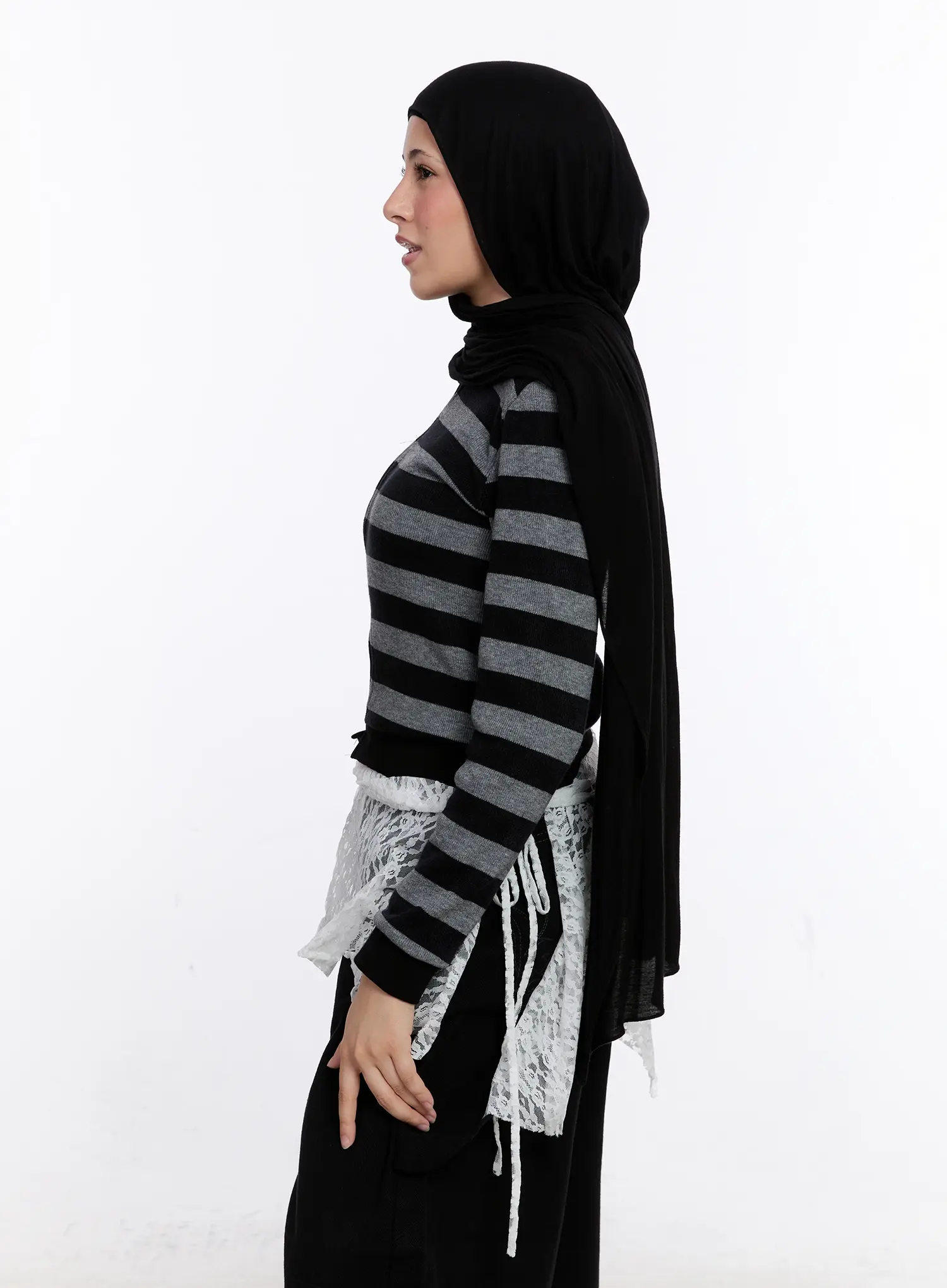 Ralph Striped Two-Way Zip-Up CS524 - Image 6