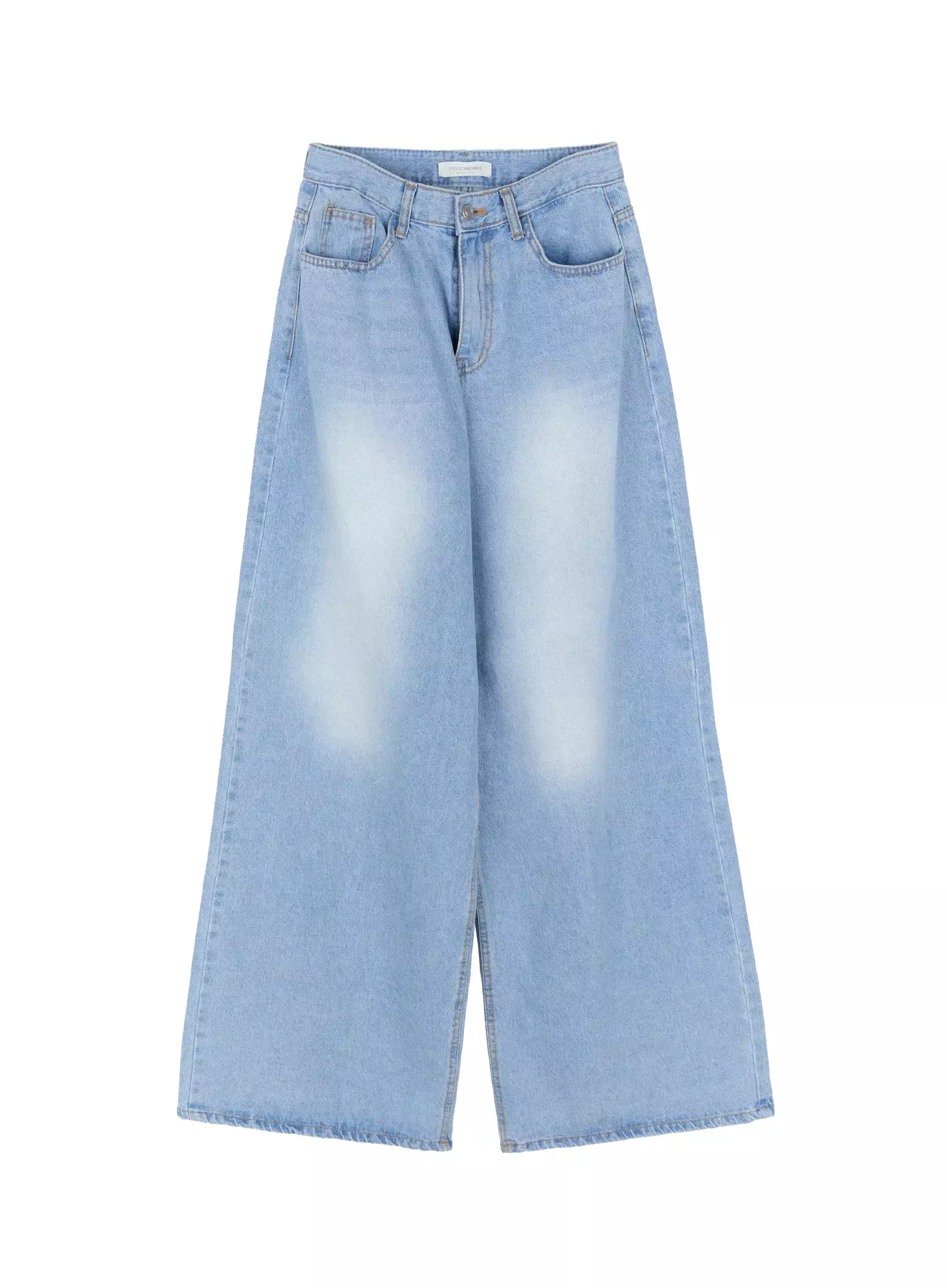 Ramos Washed Wide-Leg Jeans IS516 - Image 17