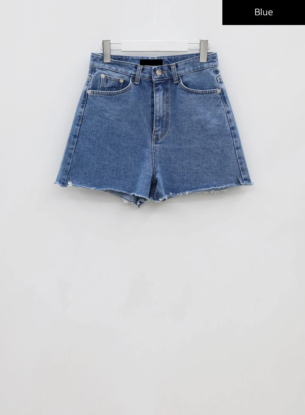 Raw Hem Denim Shorts CU5 - Image 14