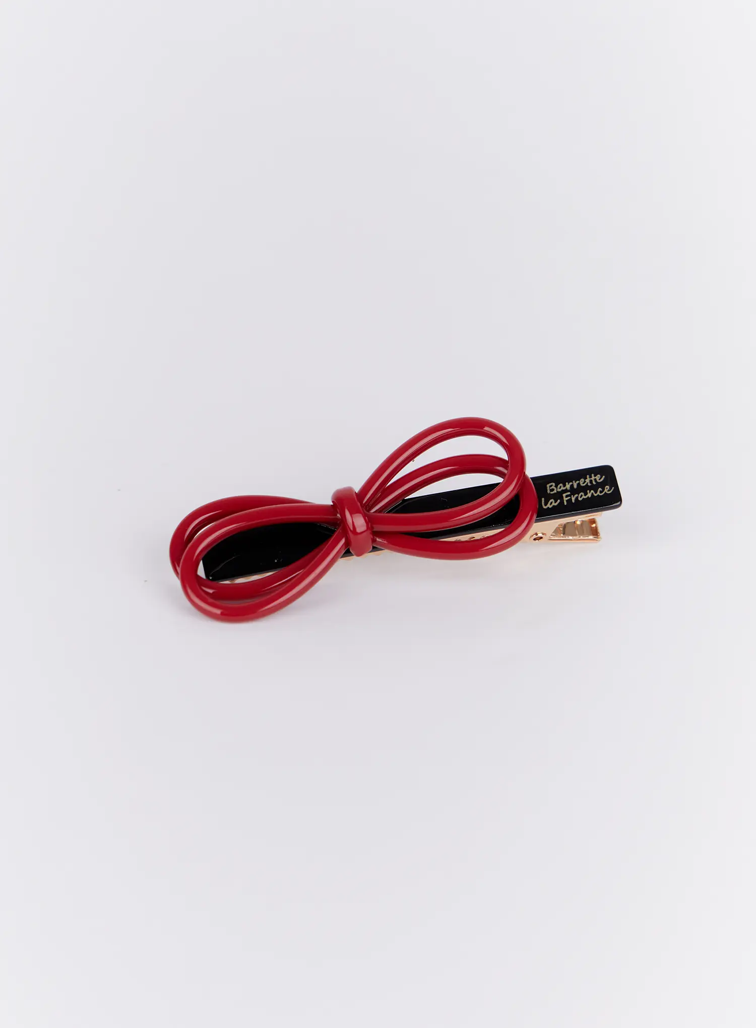 Red Bow Hair Clip IN514 - Image 4