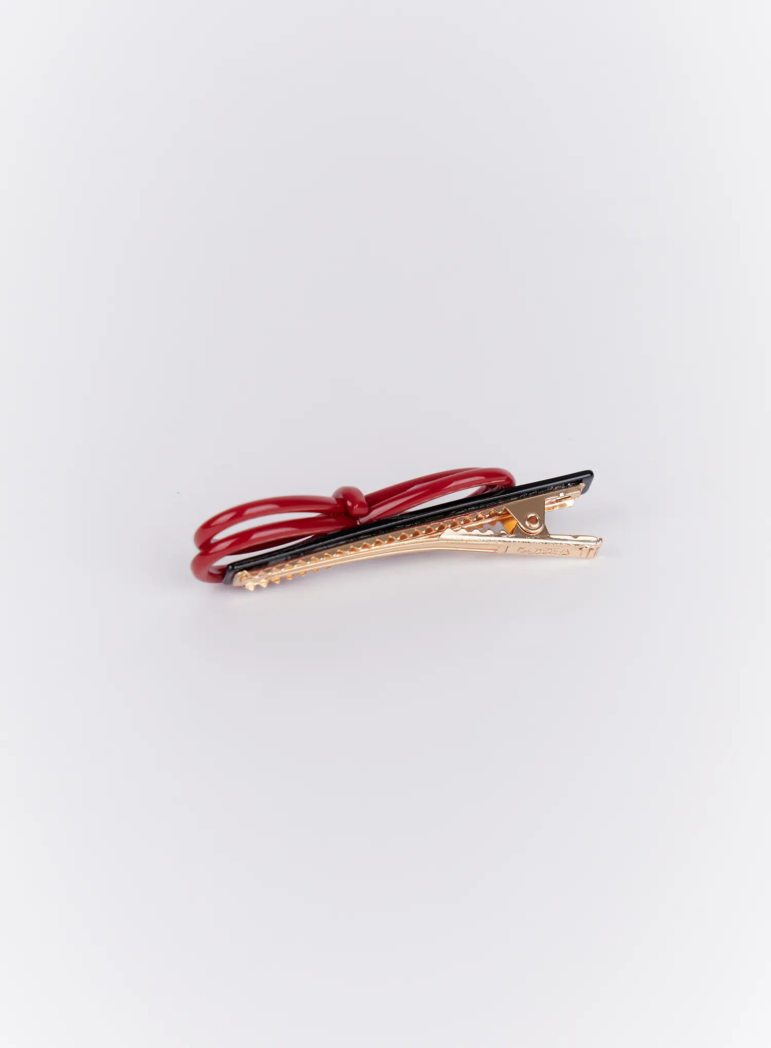 Red Bow Hair Clip IN514 - Image 5