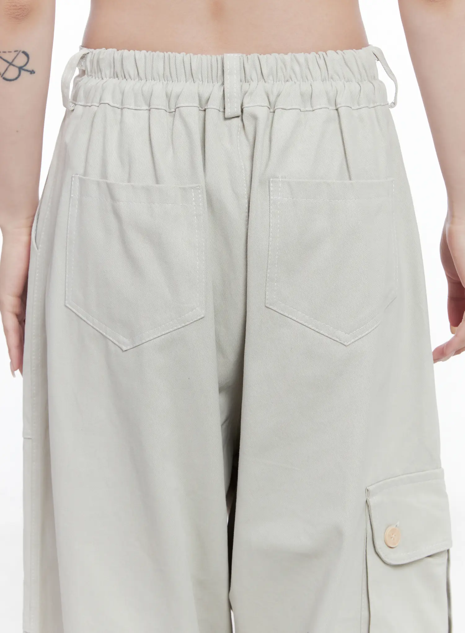 Relaxed Fit Cargo Pants CG529 - Image 7