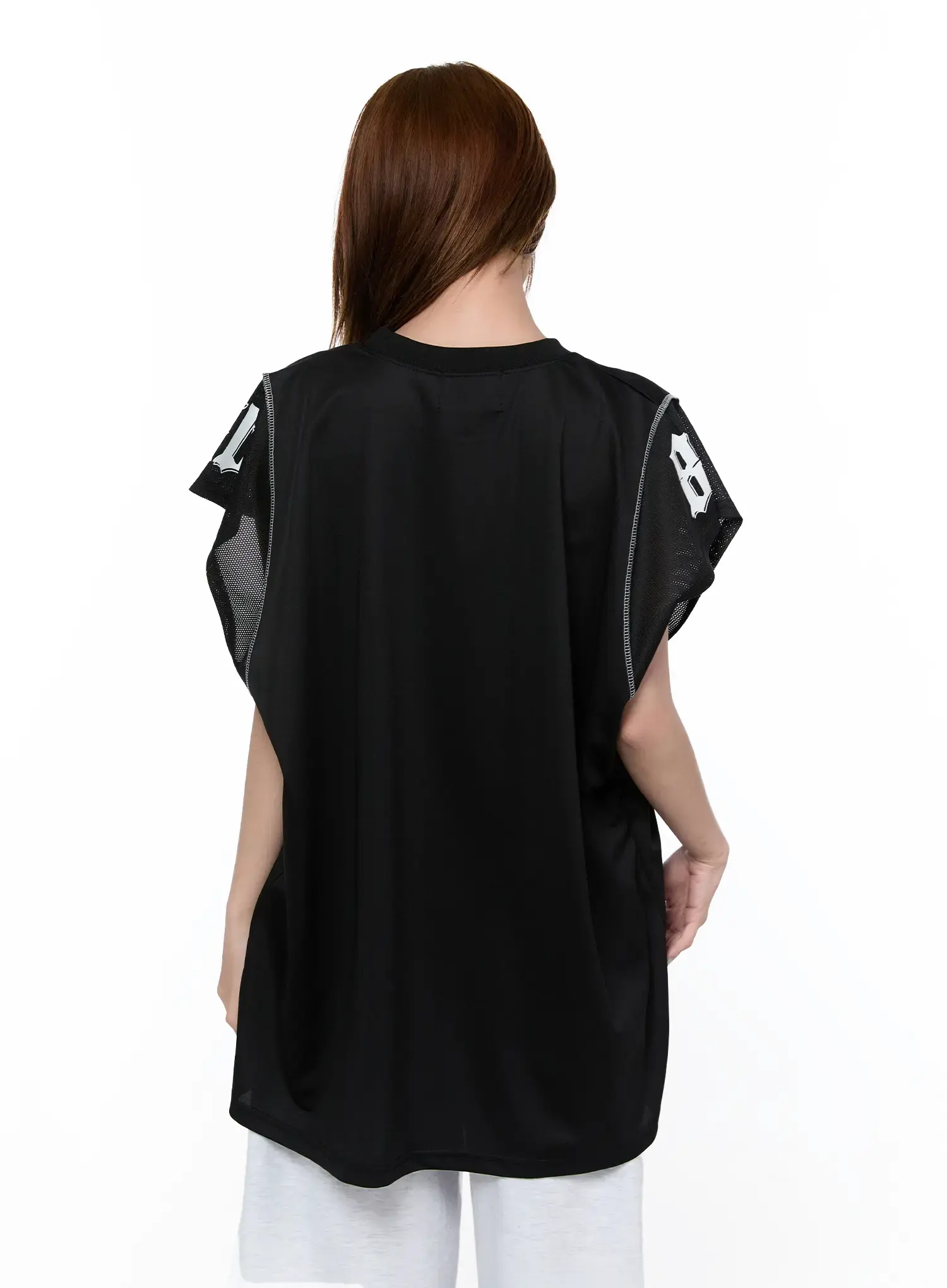 Retro Graphic Sleeveless T-Shirt CA522 - Image 9