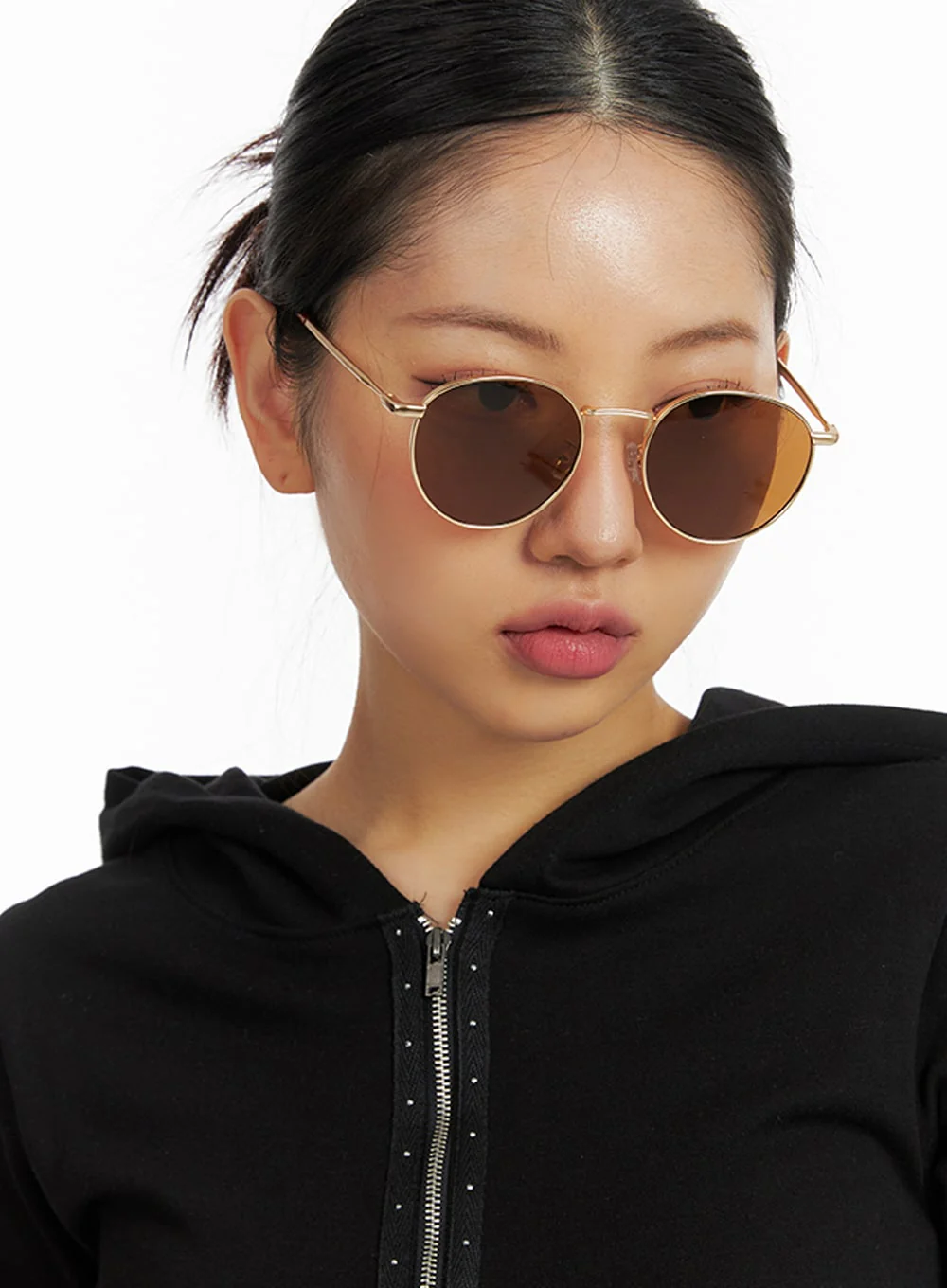 Retro Round Sunglasses IF421 - Image 2