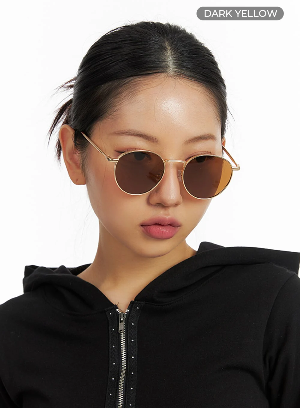 Retro Round Sunglasses IF421 - Image 3