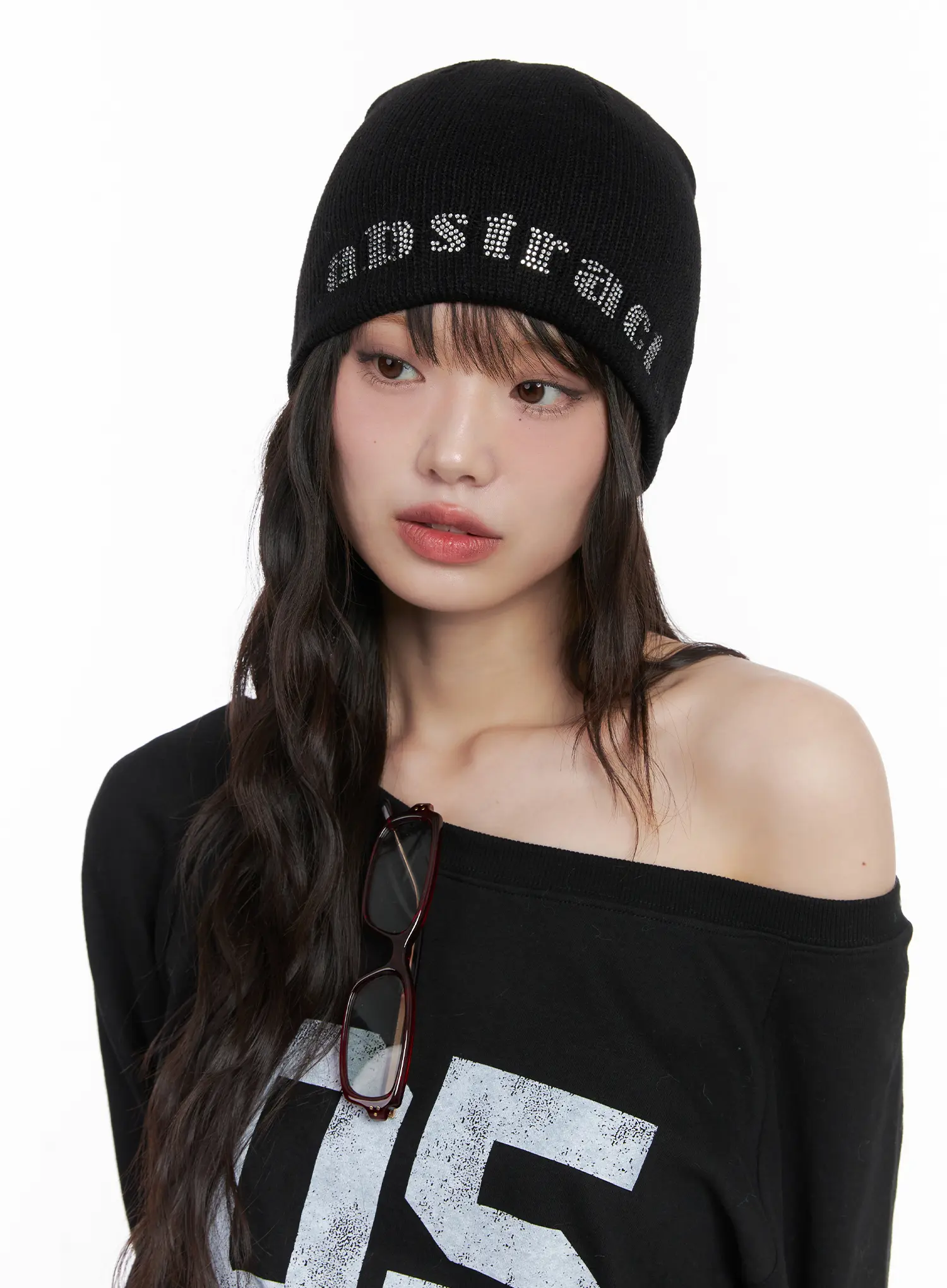 Rhinestone Beanie CN510 - Image 2