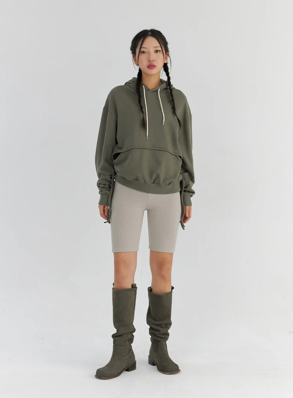 Ribbed Biker Leggings CS321 - Image 3